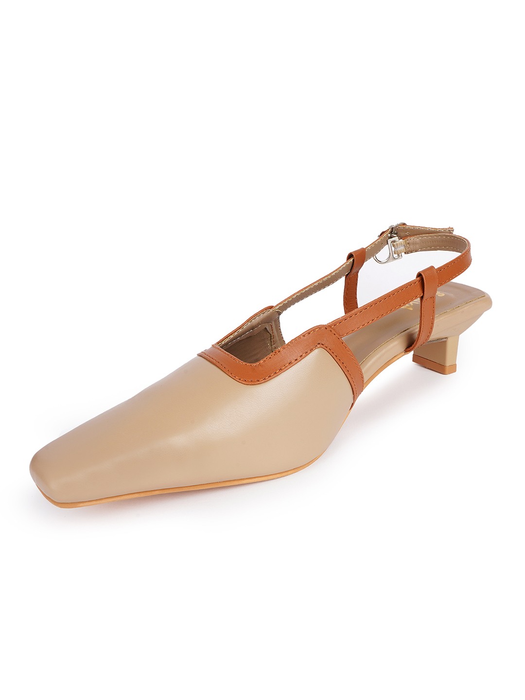 Women Rounded toe backstrap Heels
