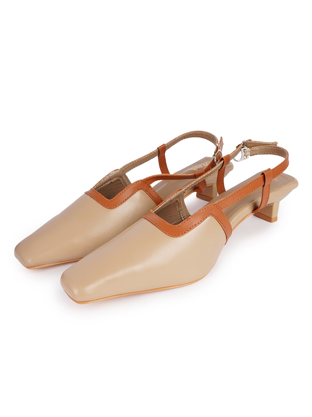Women Rounded toe backstrap Heels