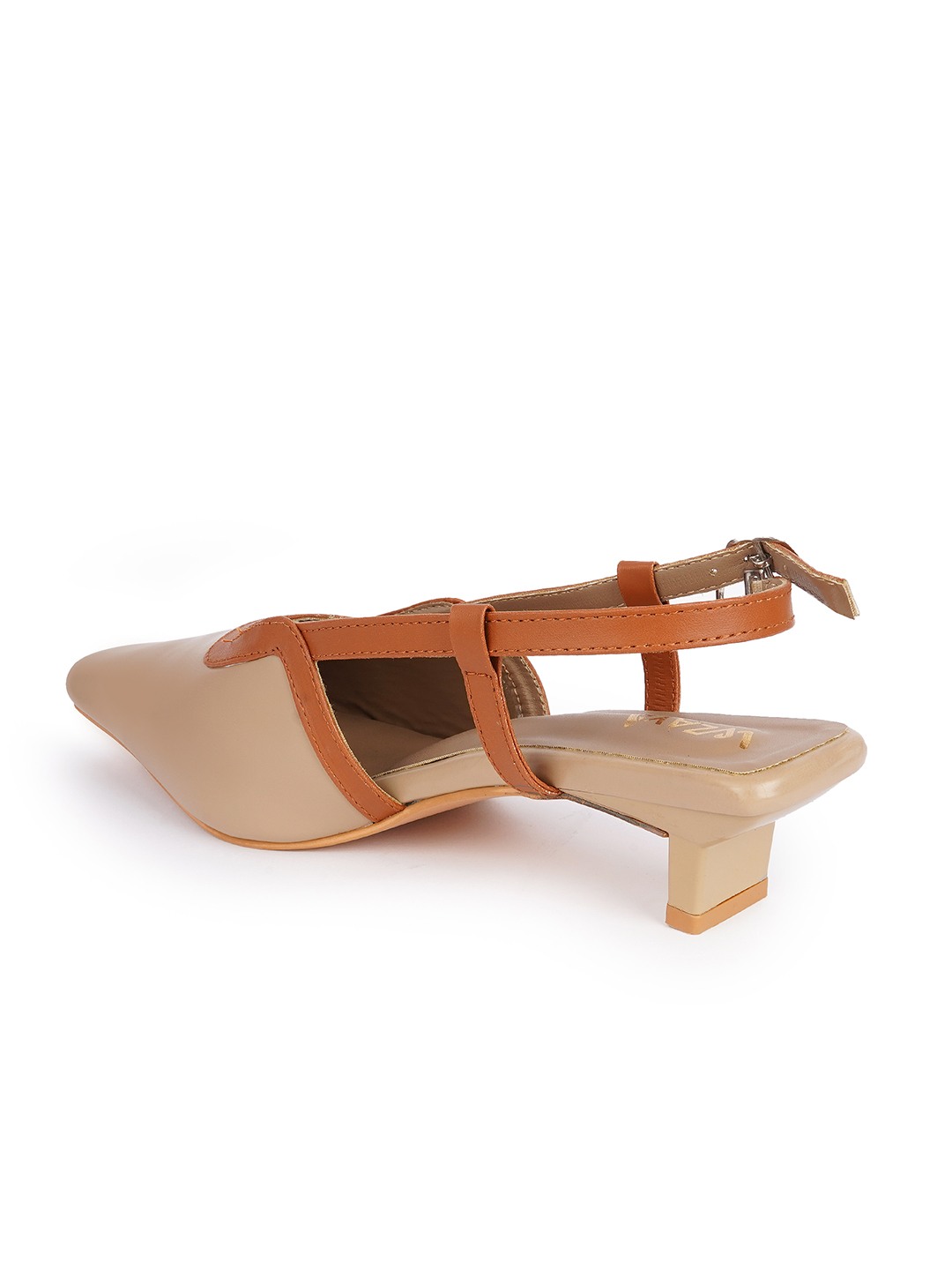 Women Rounded toe backstrap Heels