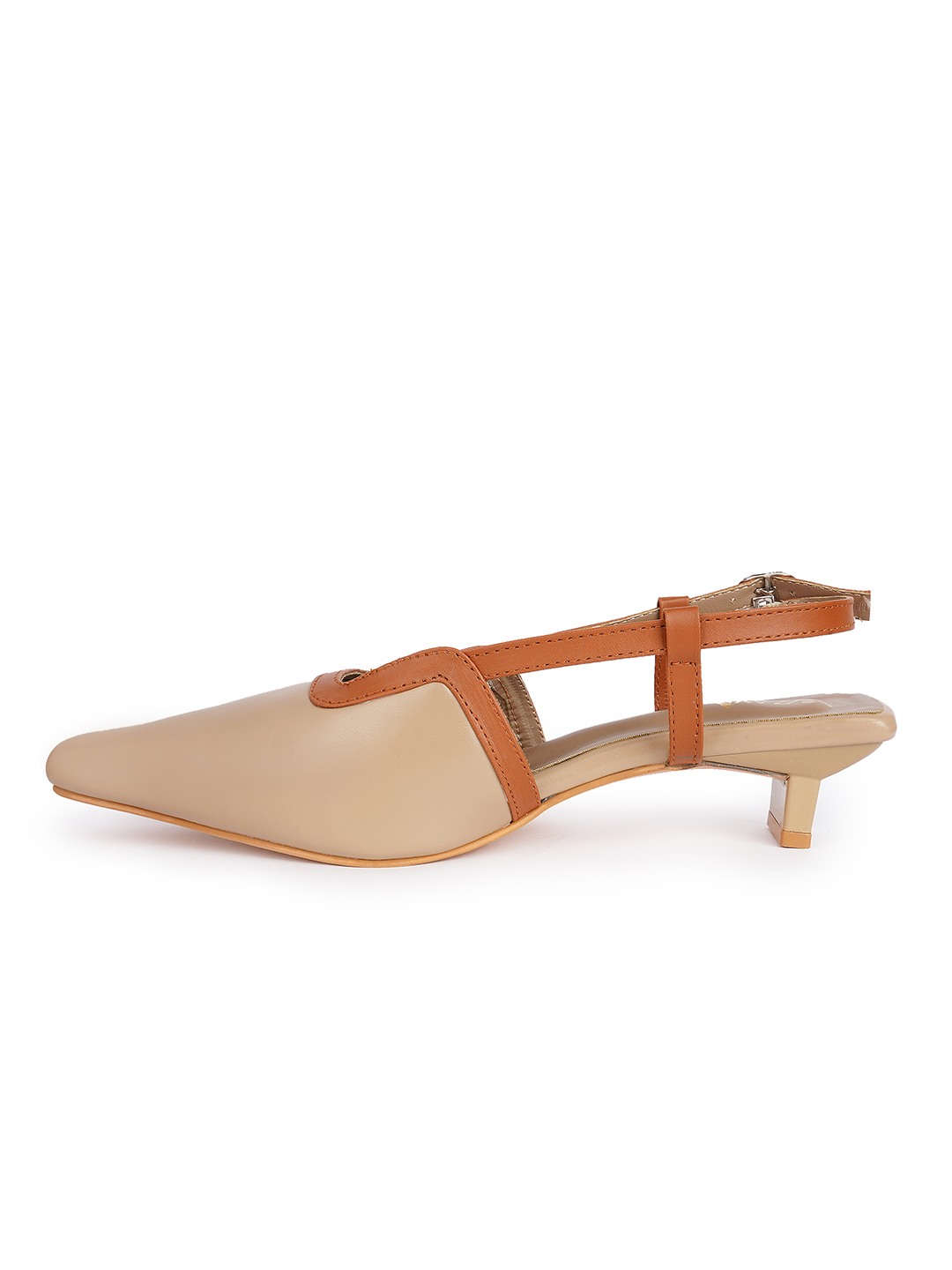 Women Rounded toe backstrap Heels