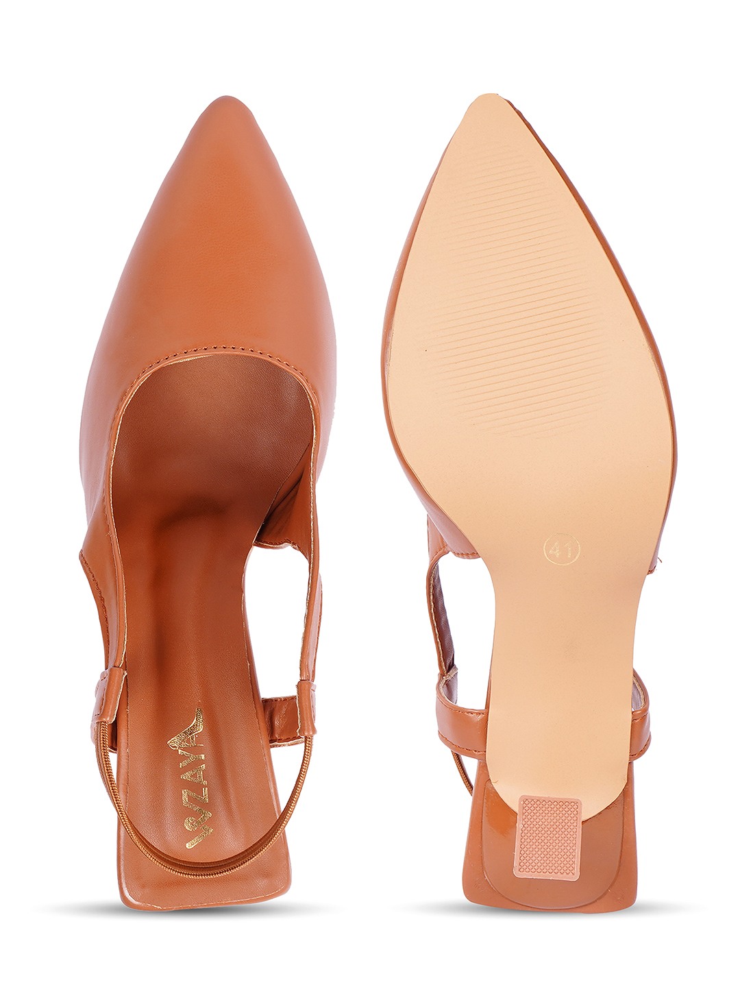 Women backstrap heel pumps