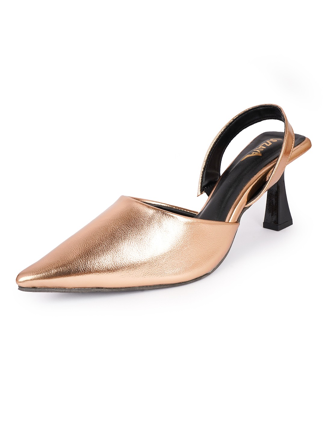 Women backstrap heel pumps