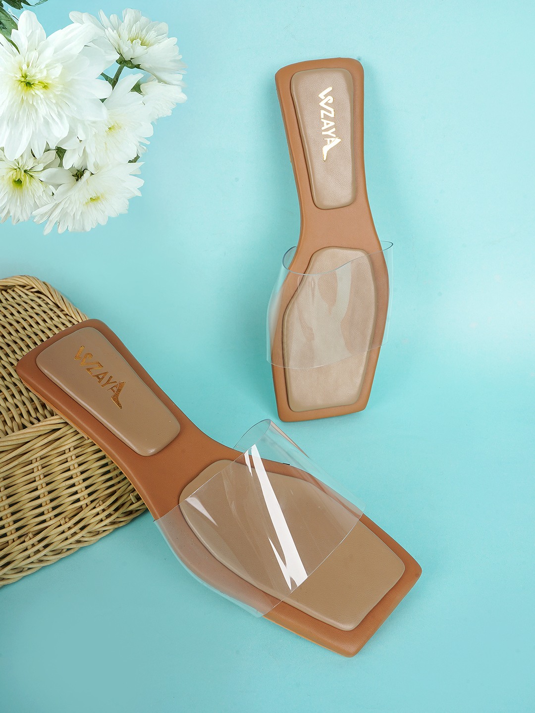 Women Transparent strap Flat Fashion Sandals