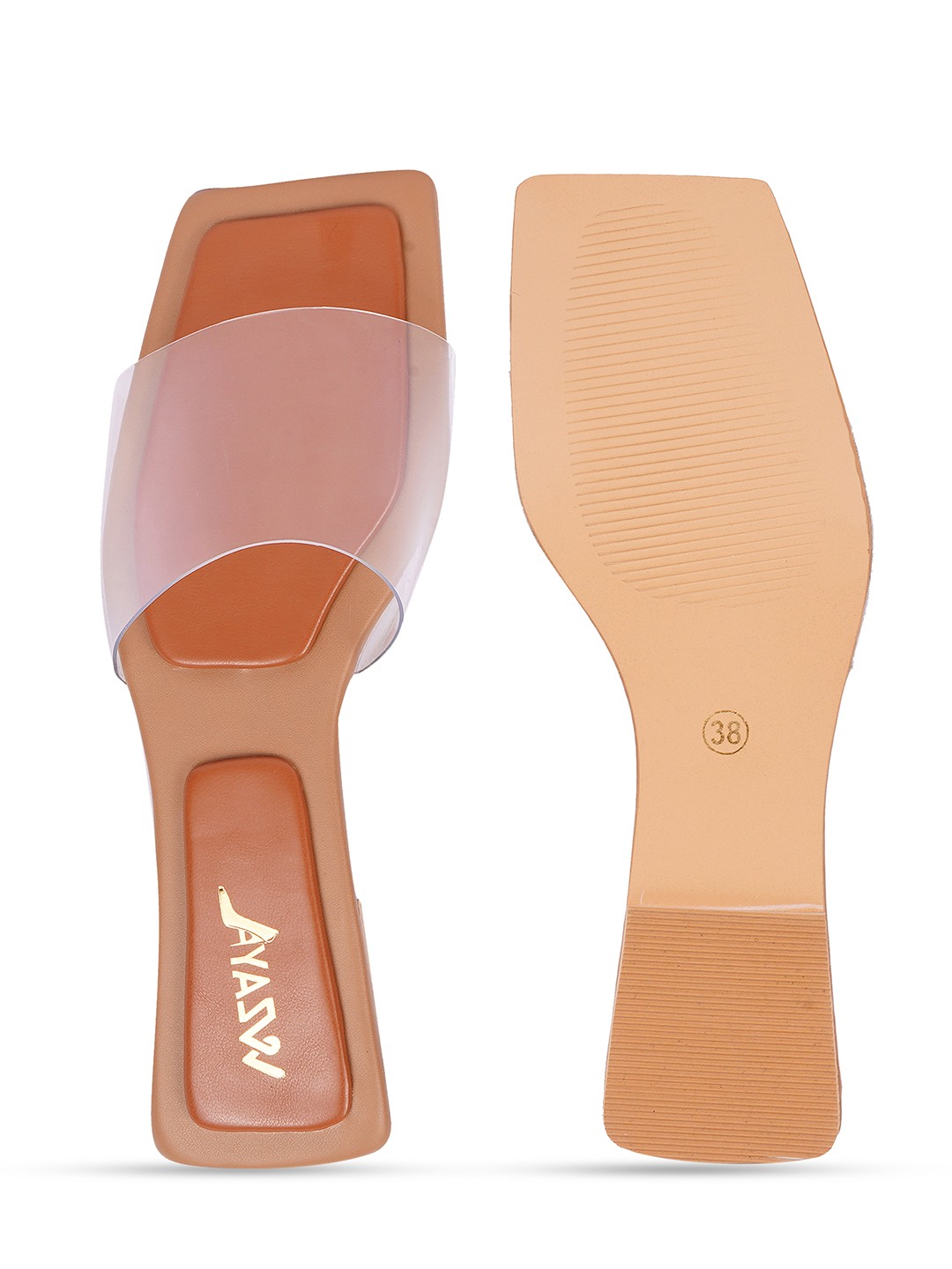 Women Transparent strap Flat Fashion Sandals