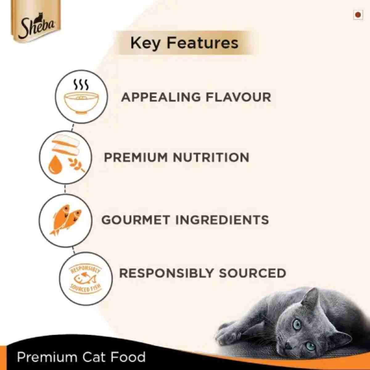 Sheba Deluxe Secculent Chicken Breast in Gravy Wet Cat Food - 85 g