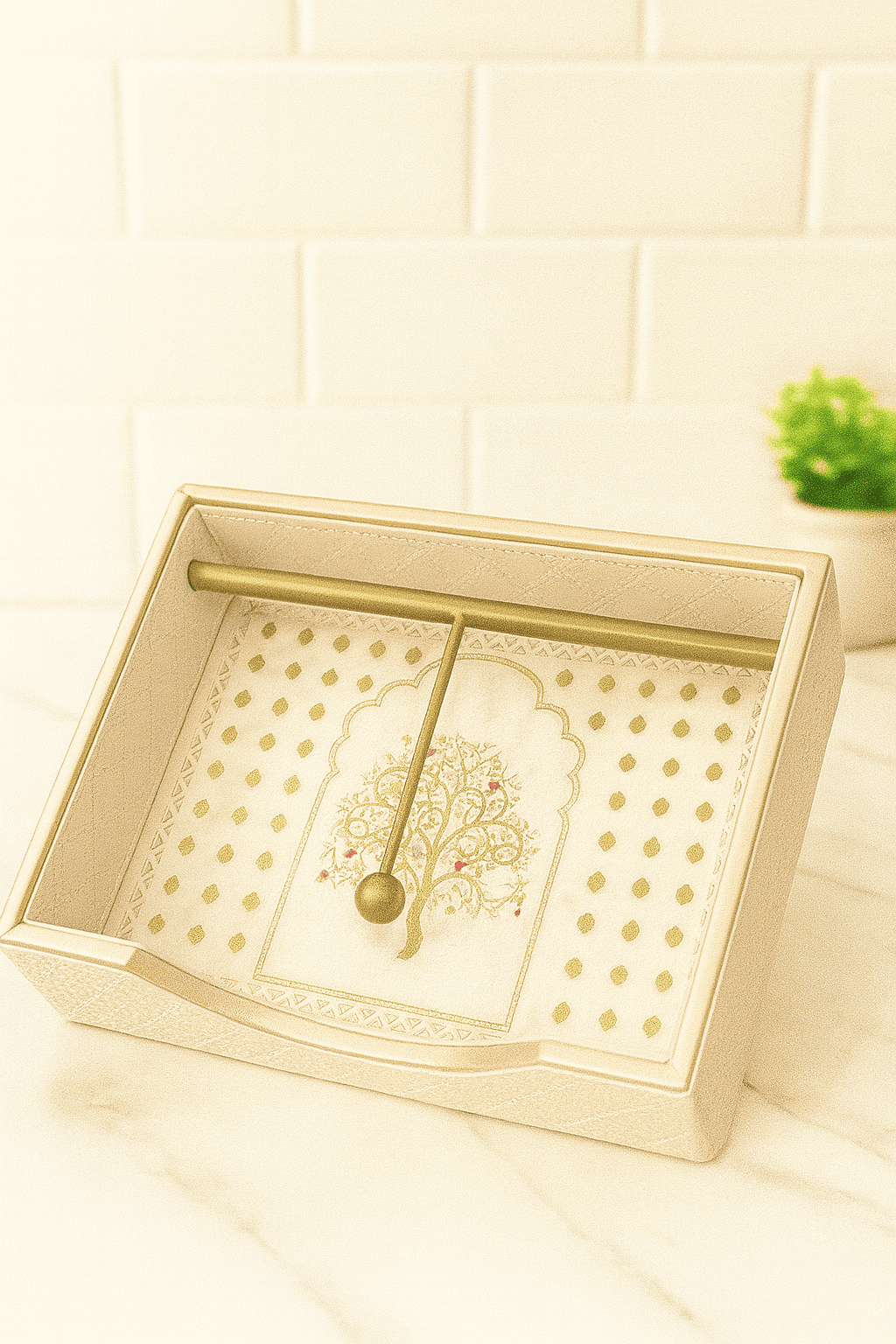Arham Household Napkin Holder Napkin Holder Leatherite