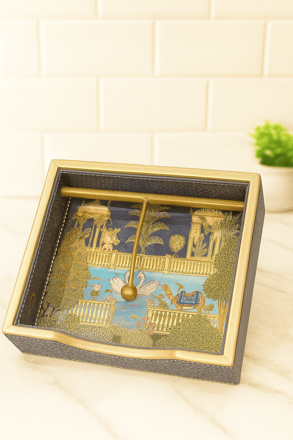 Arham Household Napkin Holder Napkin Holder Leatherite