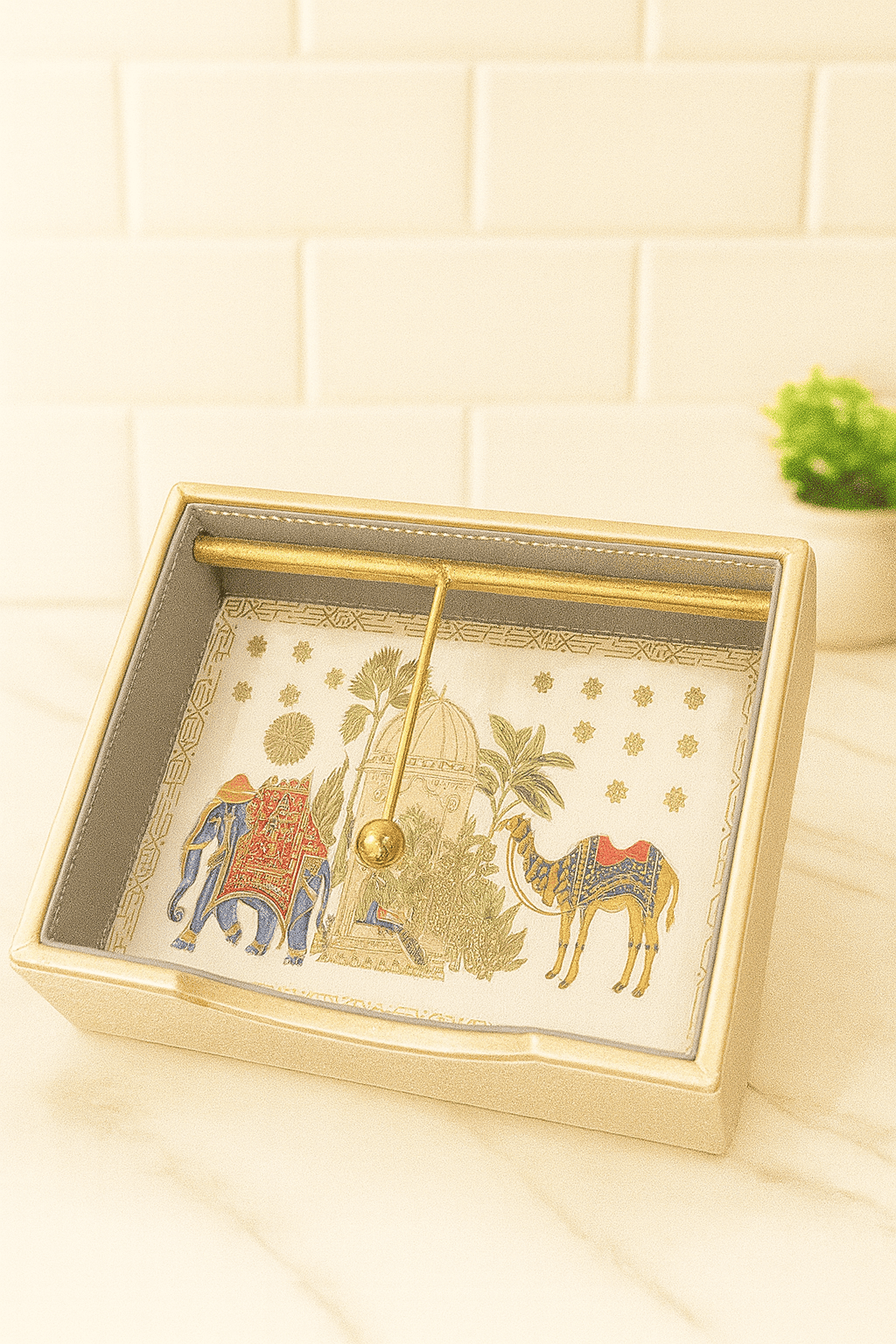 Arham Household Napkin Holder Napkin Holder Leatherite