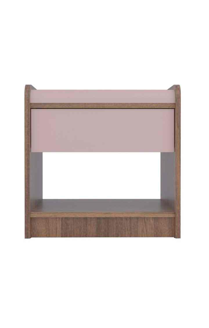 Lixo Bedside Table - Leon Teak (DIY)