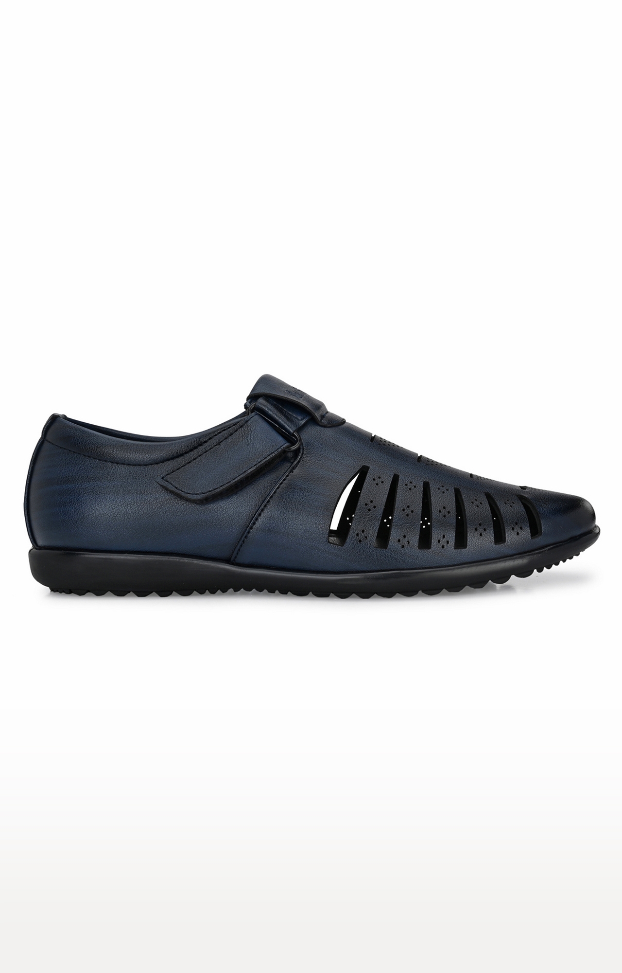 San Frissco | San Frissco Men's Faux Leather True Blue Sandals 1