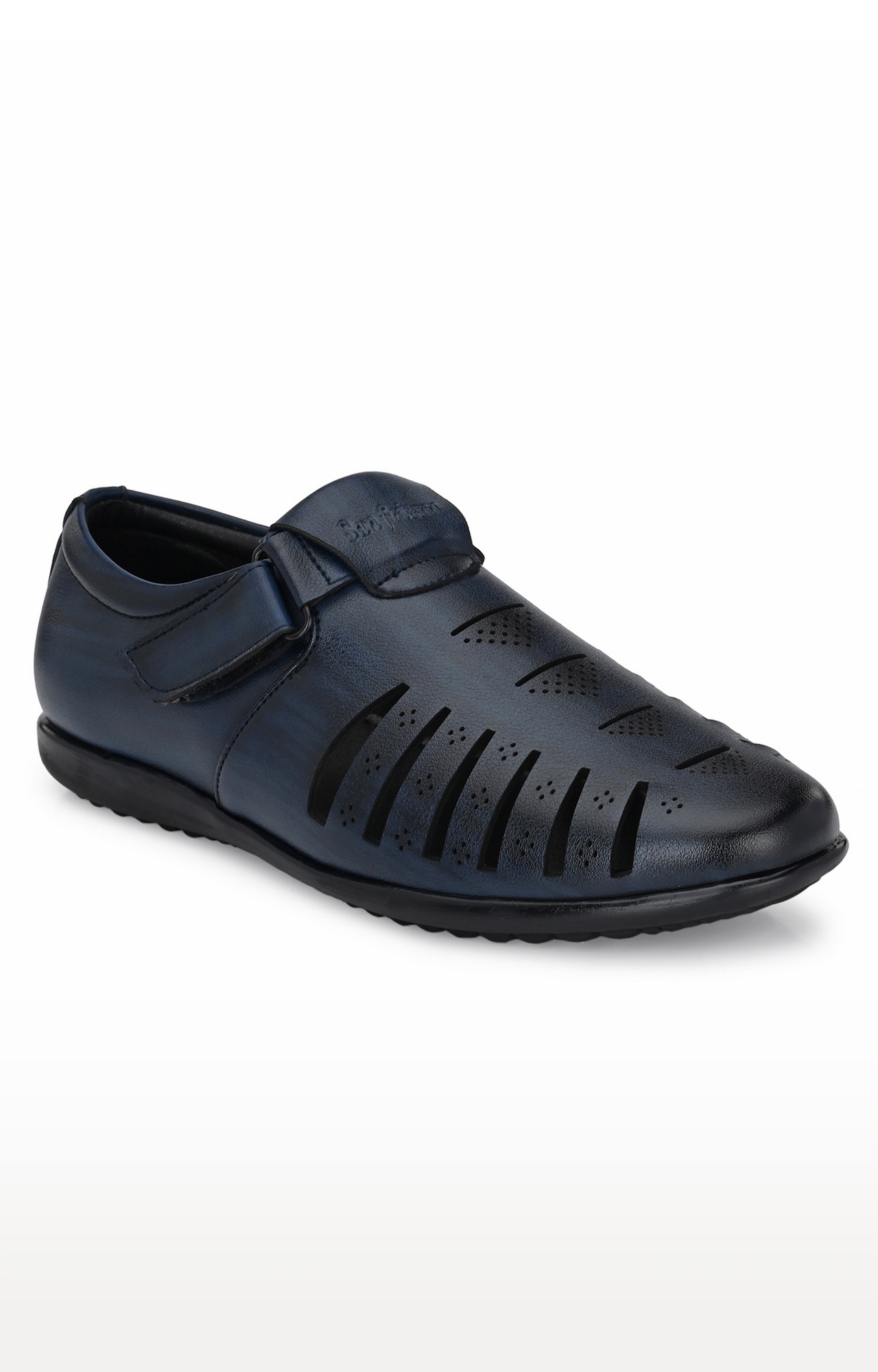San Frissco | San Frissco Men's Faux Leather True Blue Sandals 0