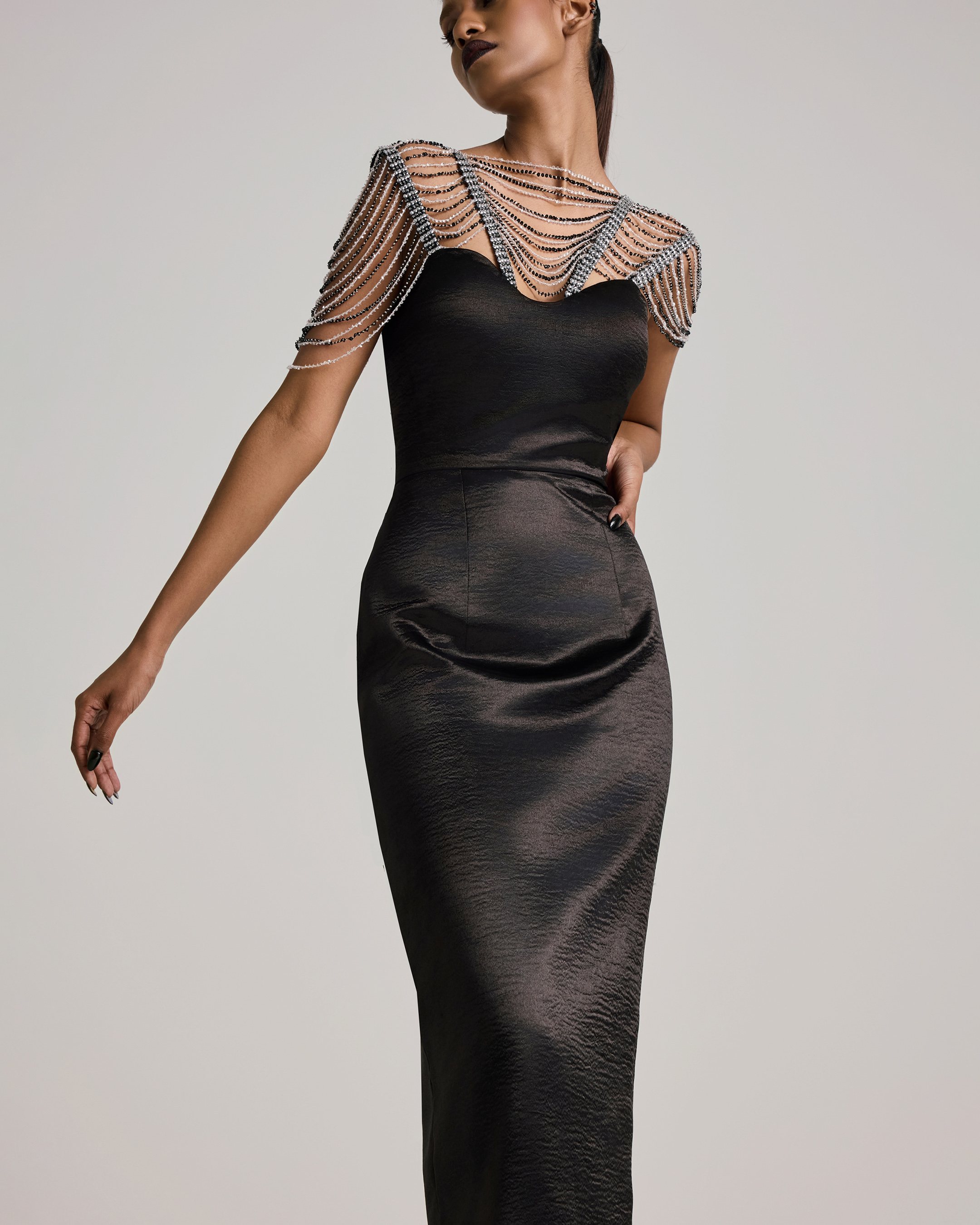 The Sparkle Floats Pencil Dress