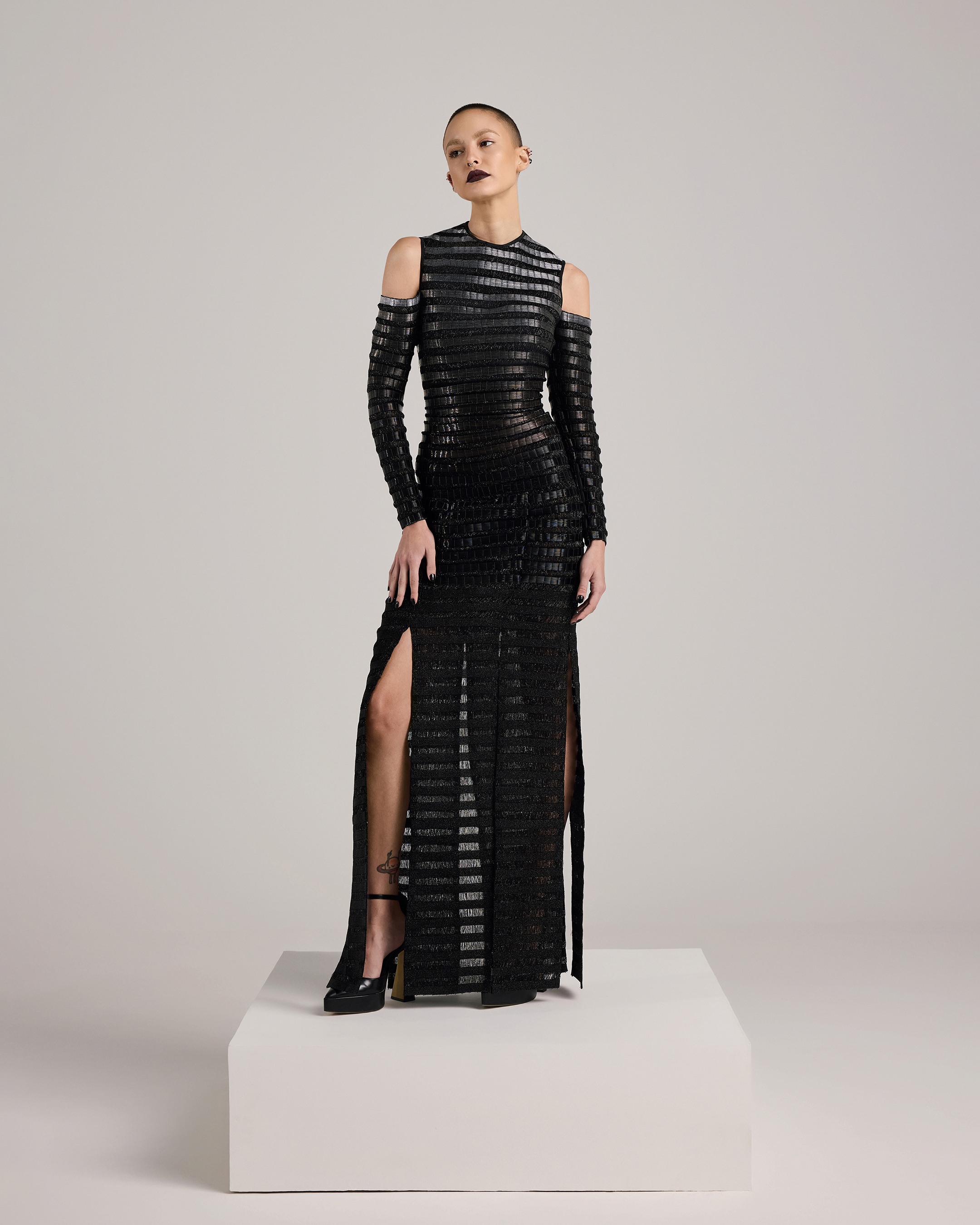The Striated Glass Dress