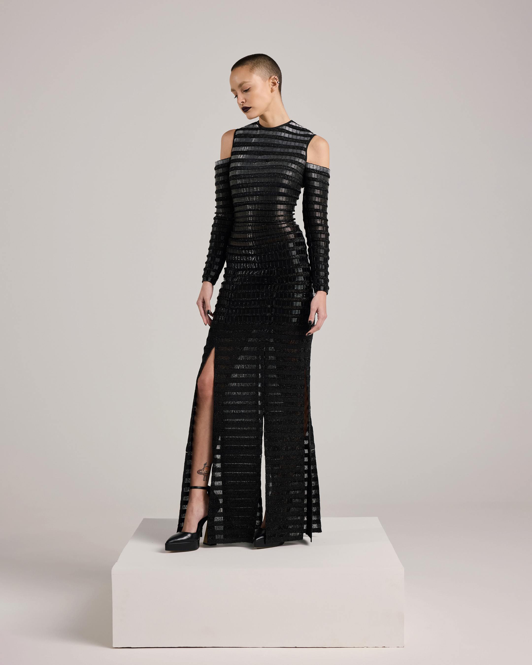 The Striated Glass Dress