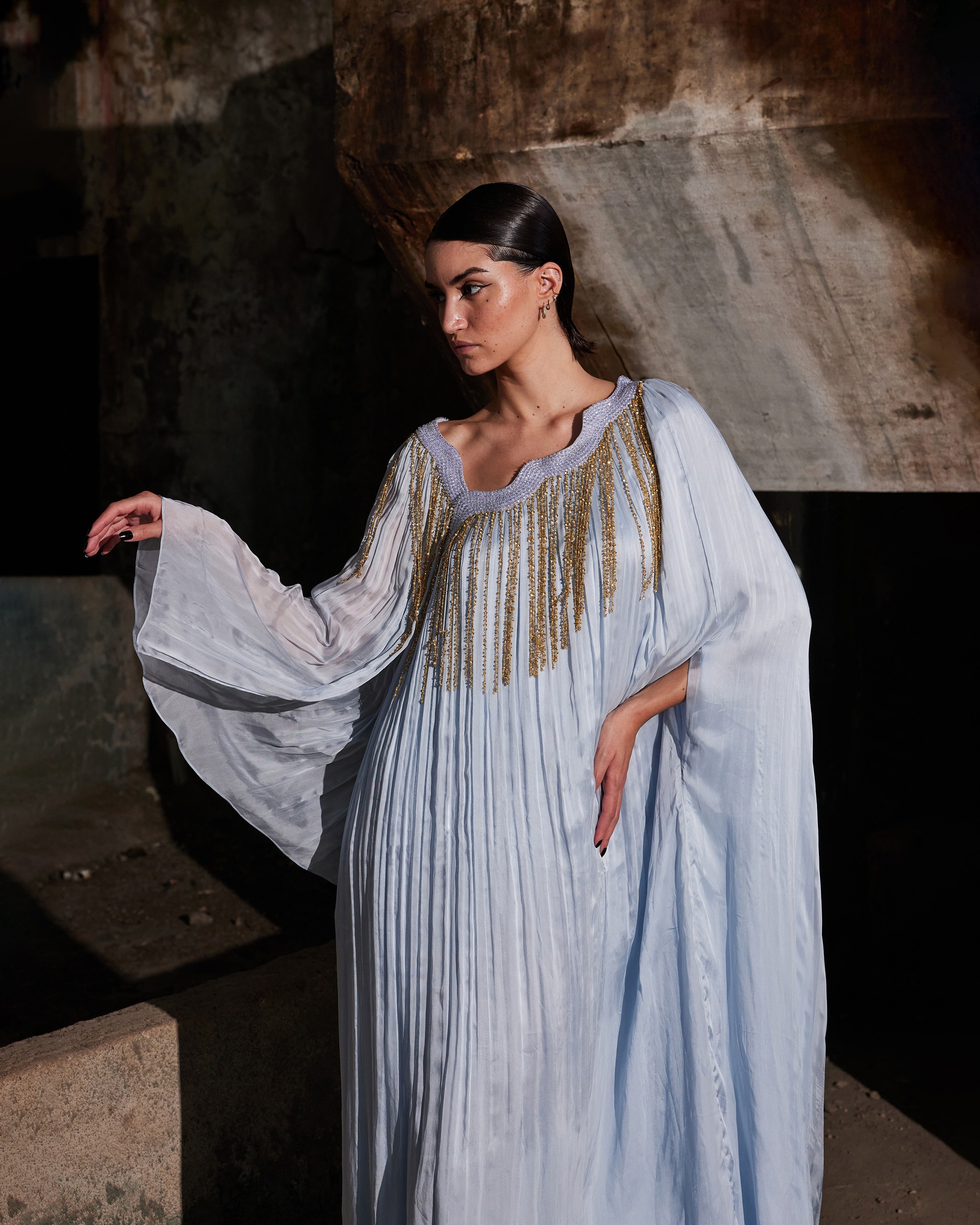 The Crystal Asymmetric Kaftan