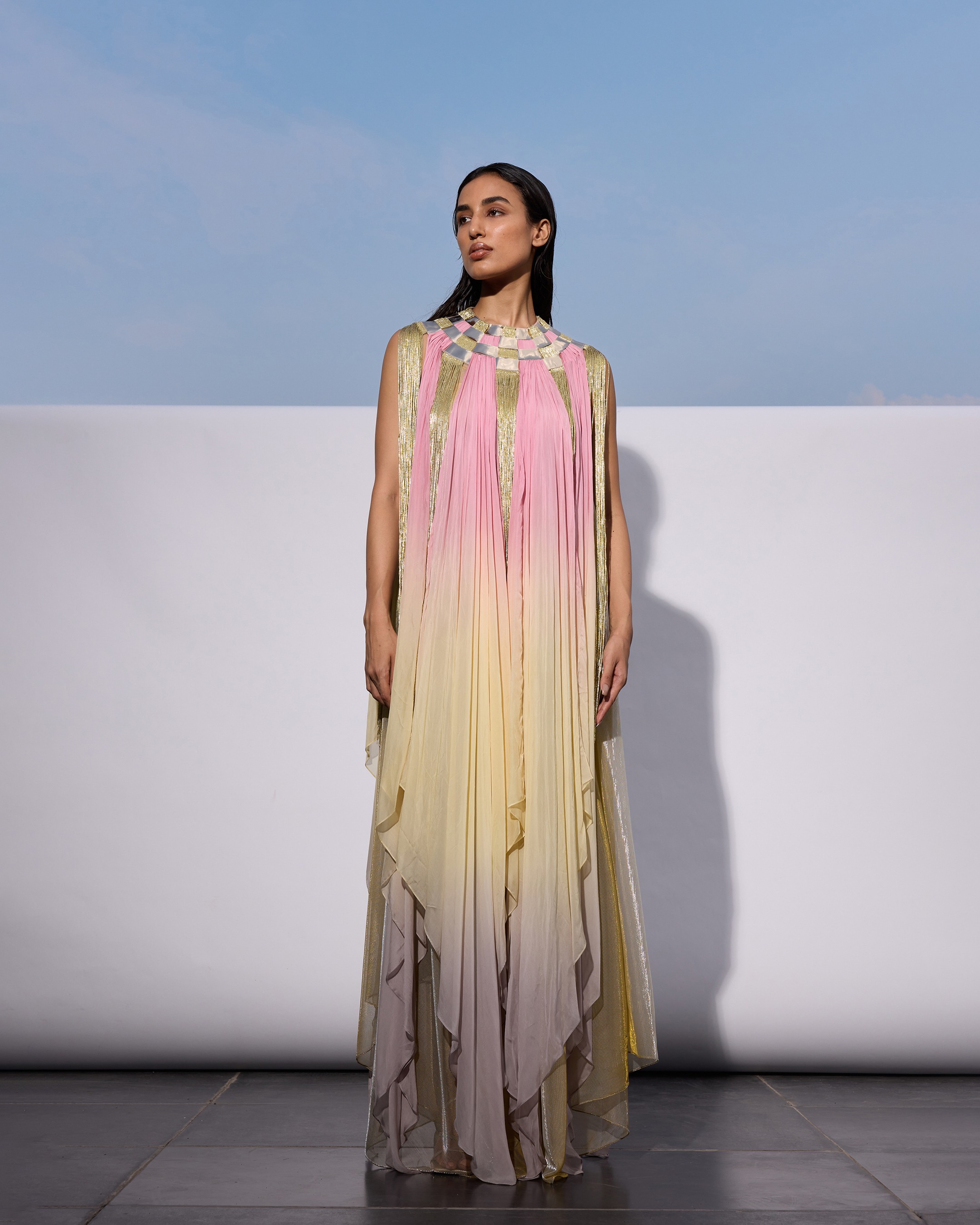 The Interwoven Sunset Dress