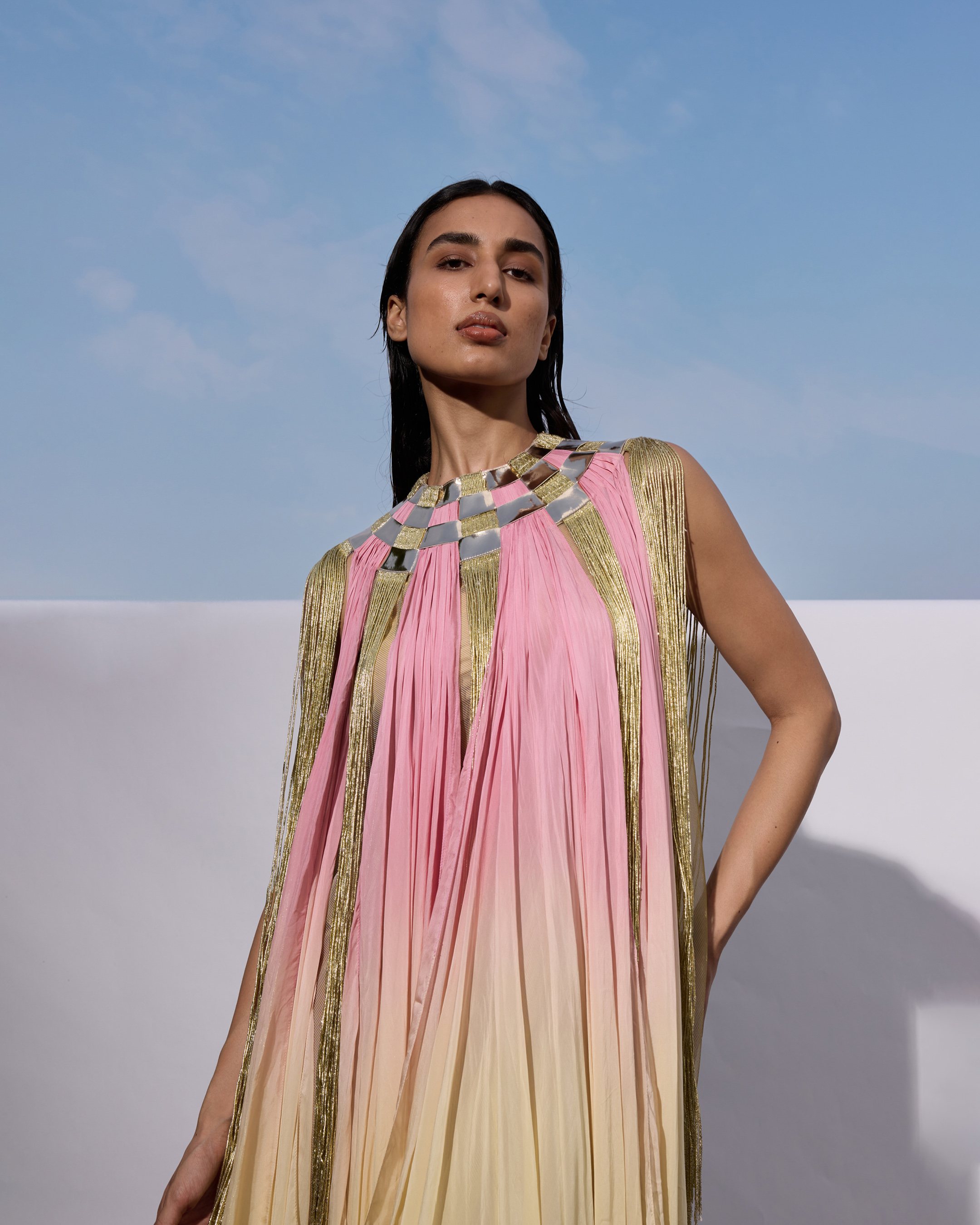 The Interwoven Sunset Dress