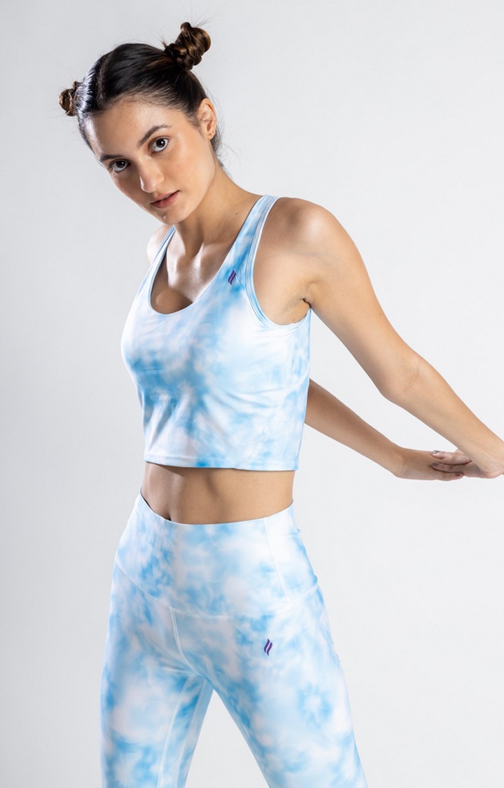 Women's Blue Sports Bra