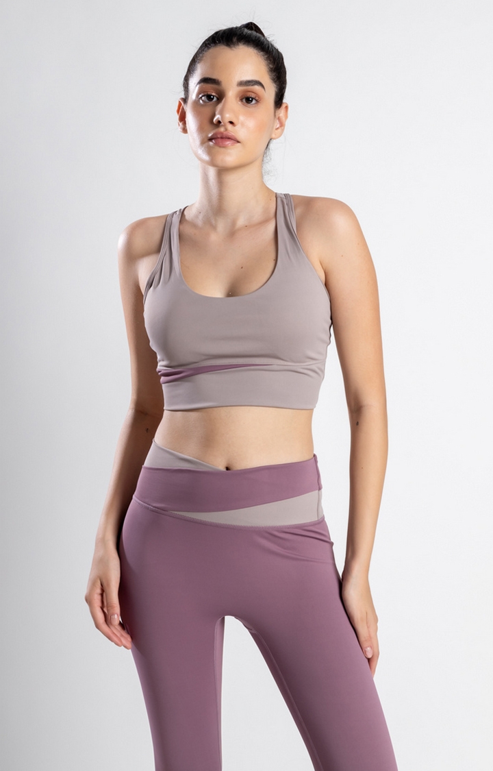 SKNZ Activewear | Women's Purple Sports Bra