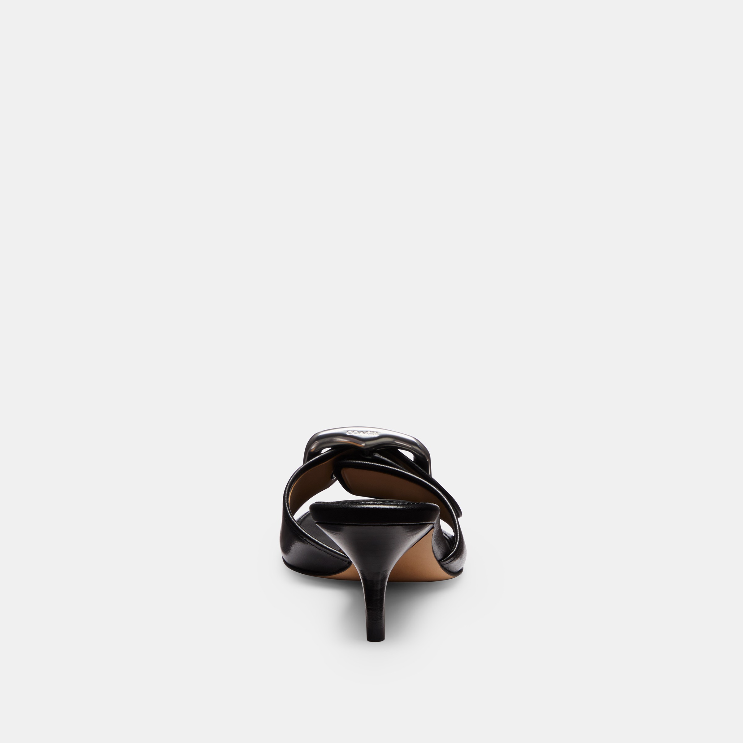 Margot Sandal With Oversized Buckle In Loved Leather