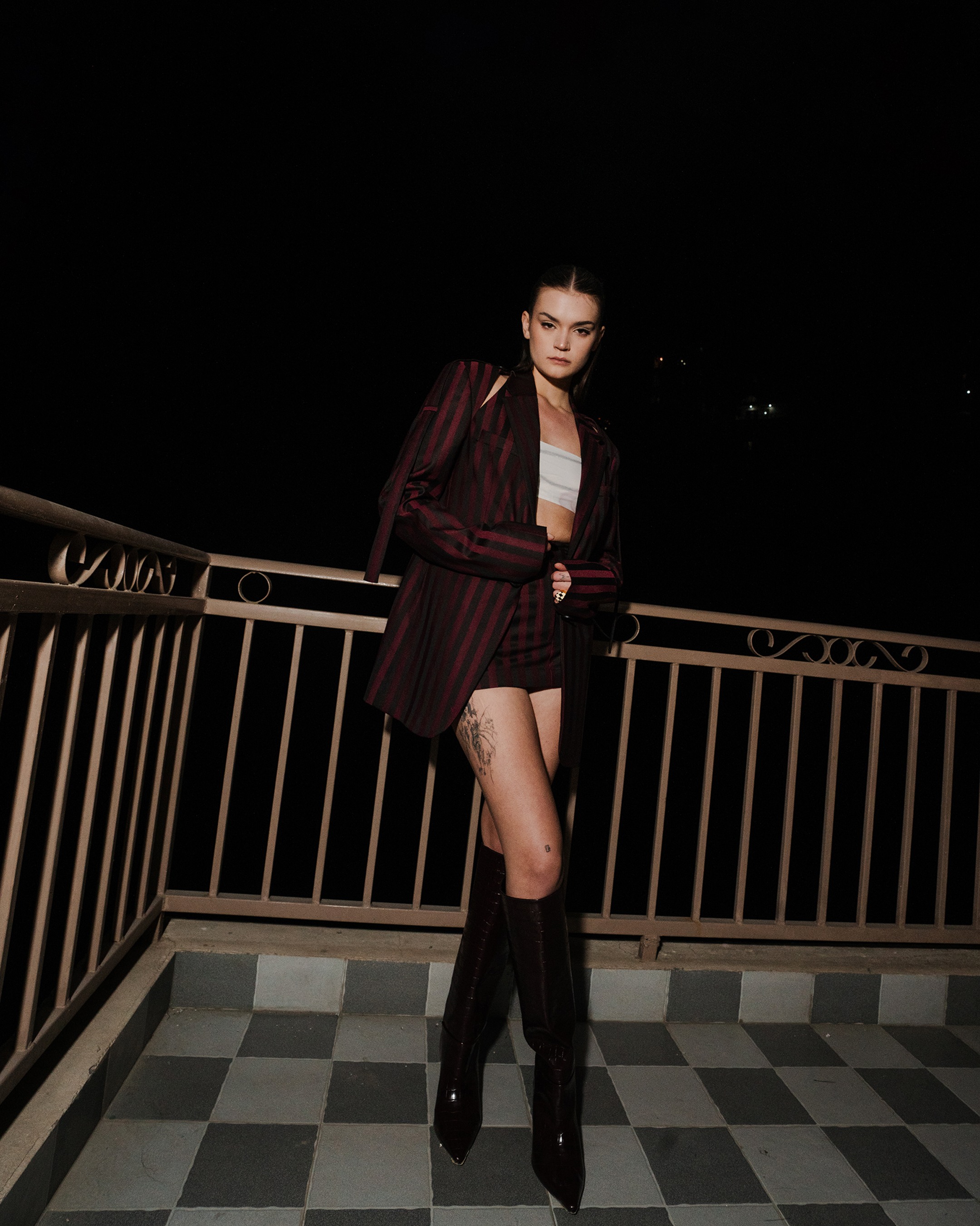 Merlot Blazer Set