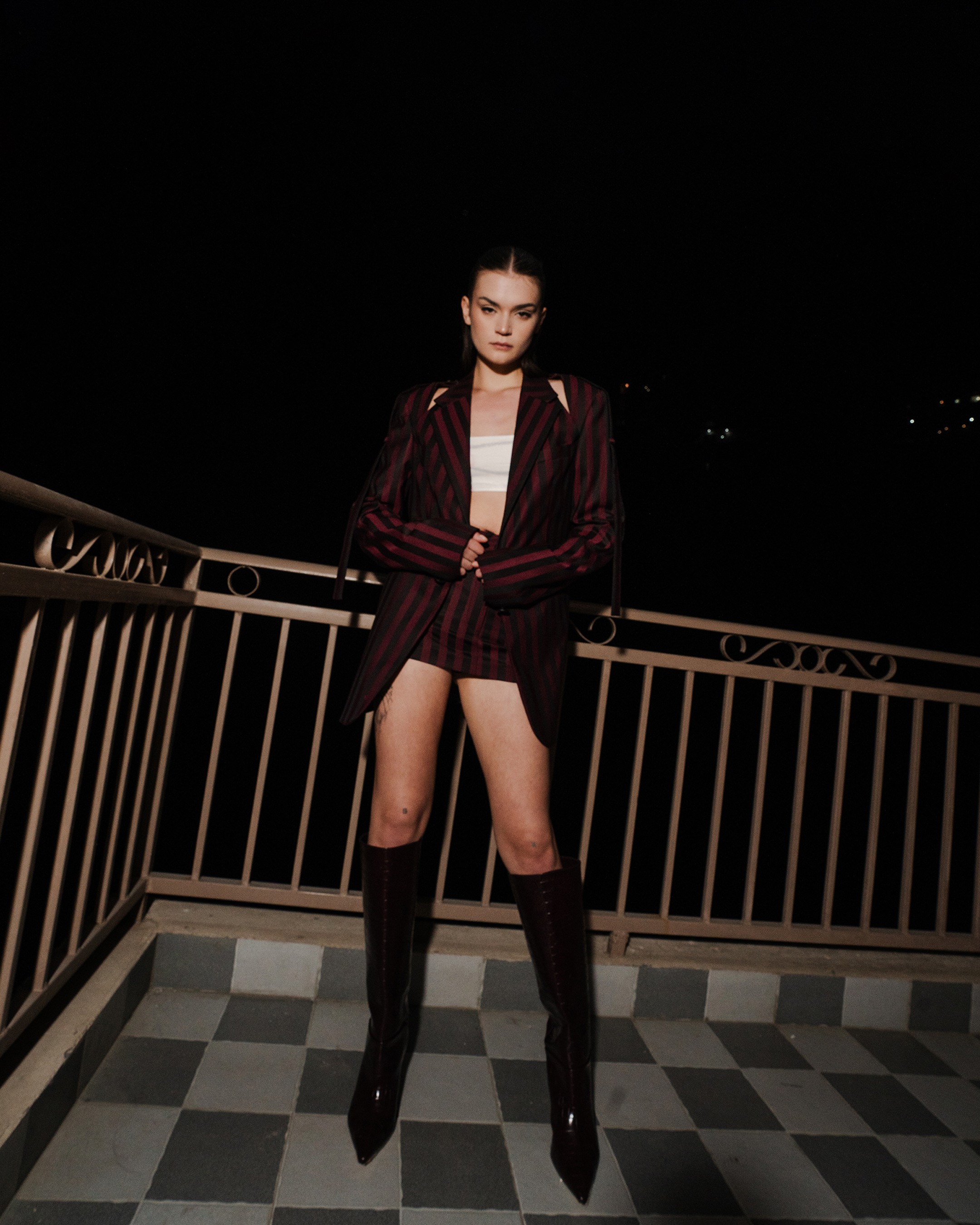 Merlot Blazer Set