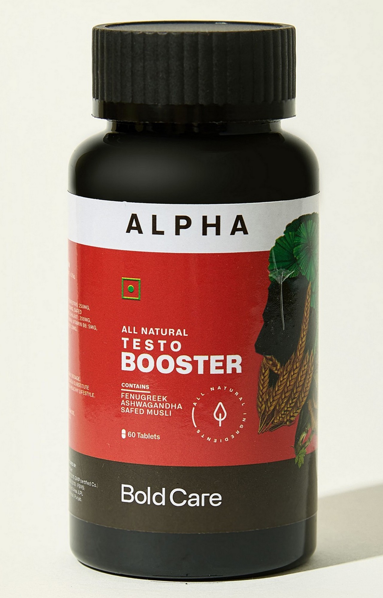 Bold Care | Bold Care Alpha Natural Testosterone Booster - 60Tablets 0