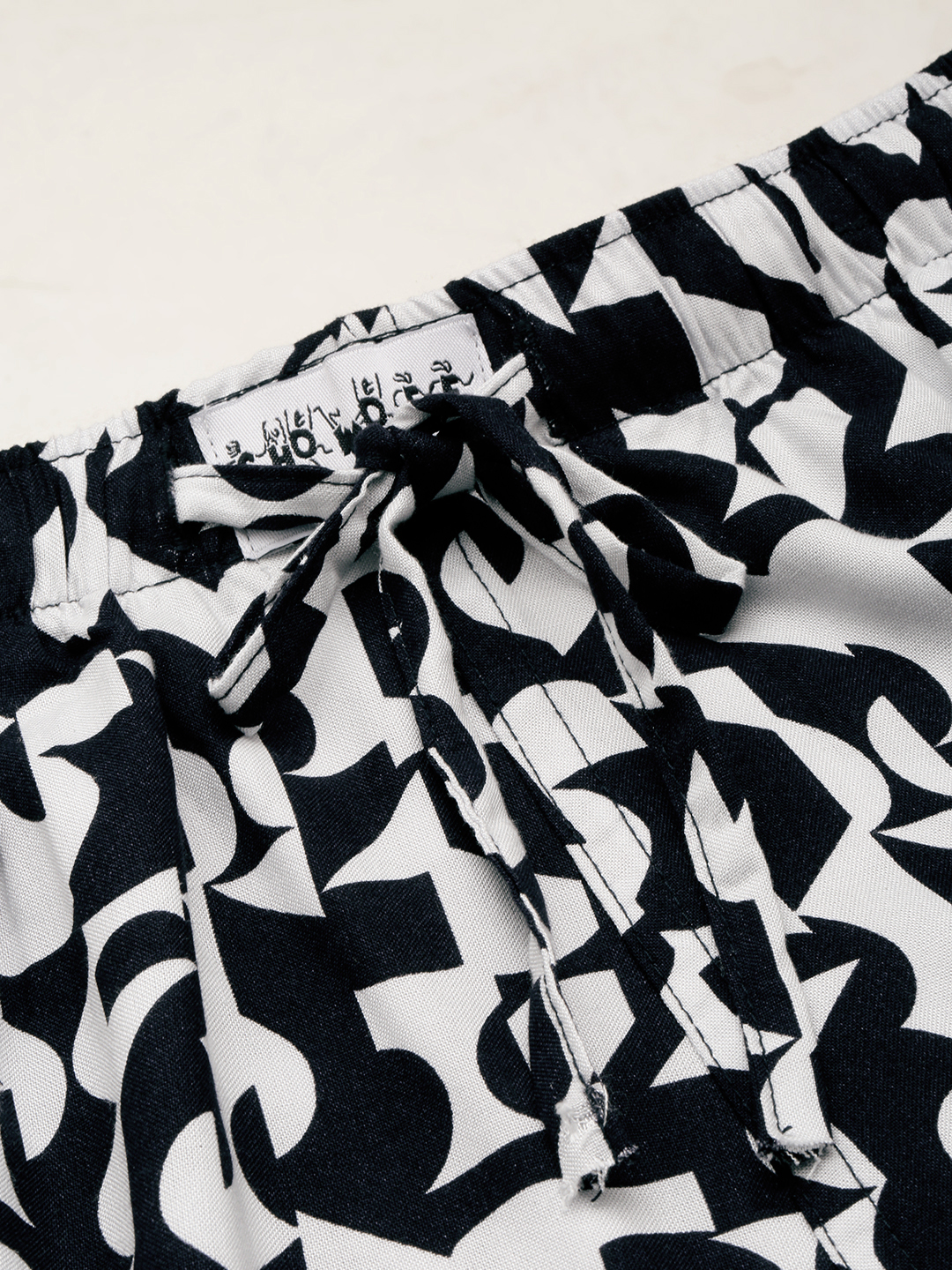 SHOWOFF Men White Printed Shirt Collar Short Sleeves Co-Ords Set