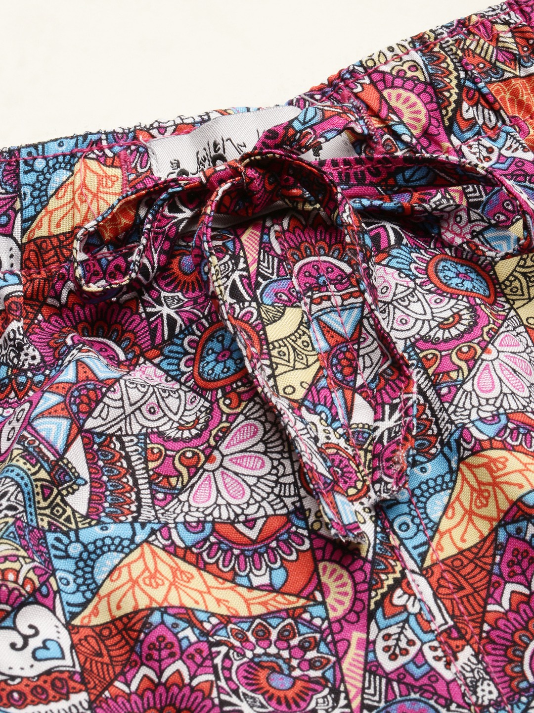 SHOWOFF Men's Shirt Collar Short Sleeves Printed Multi Co-Ords Set