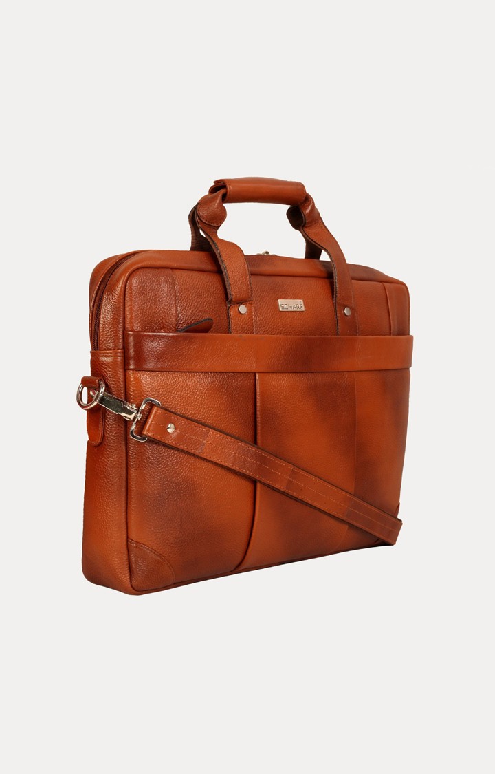 Tan Laptop Bag