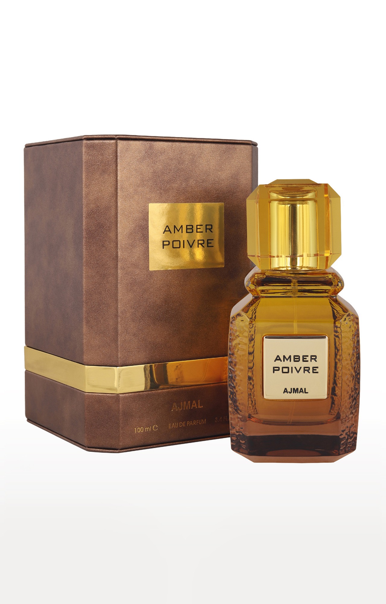 Ajmal Amber Poivre Eau De Parfum 100ML Long Lasting Scent Spray Perfume Gift For Men & Women - Made In Dubai