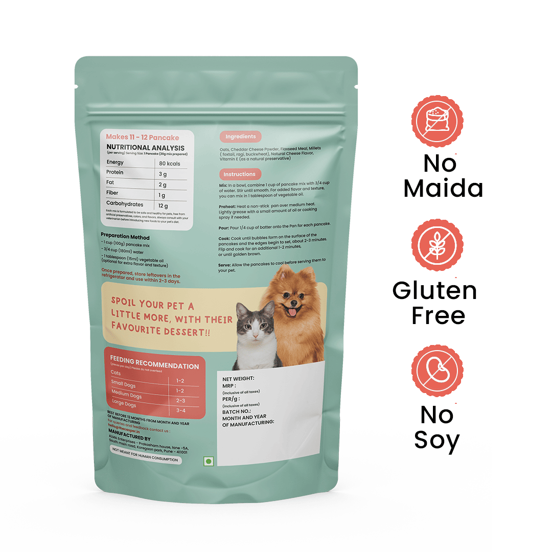 Casper Pancake Mix Cheese Flavour Dog & Cat Treat - 250g