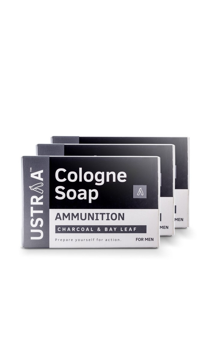 Ustraa | Ustraa Cologne Soap - Ammunition (Pack Of 3) 0