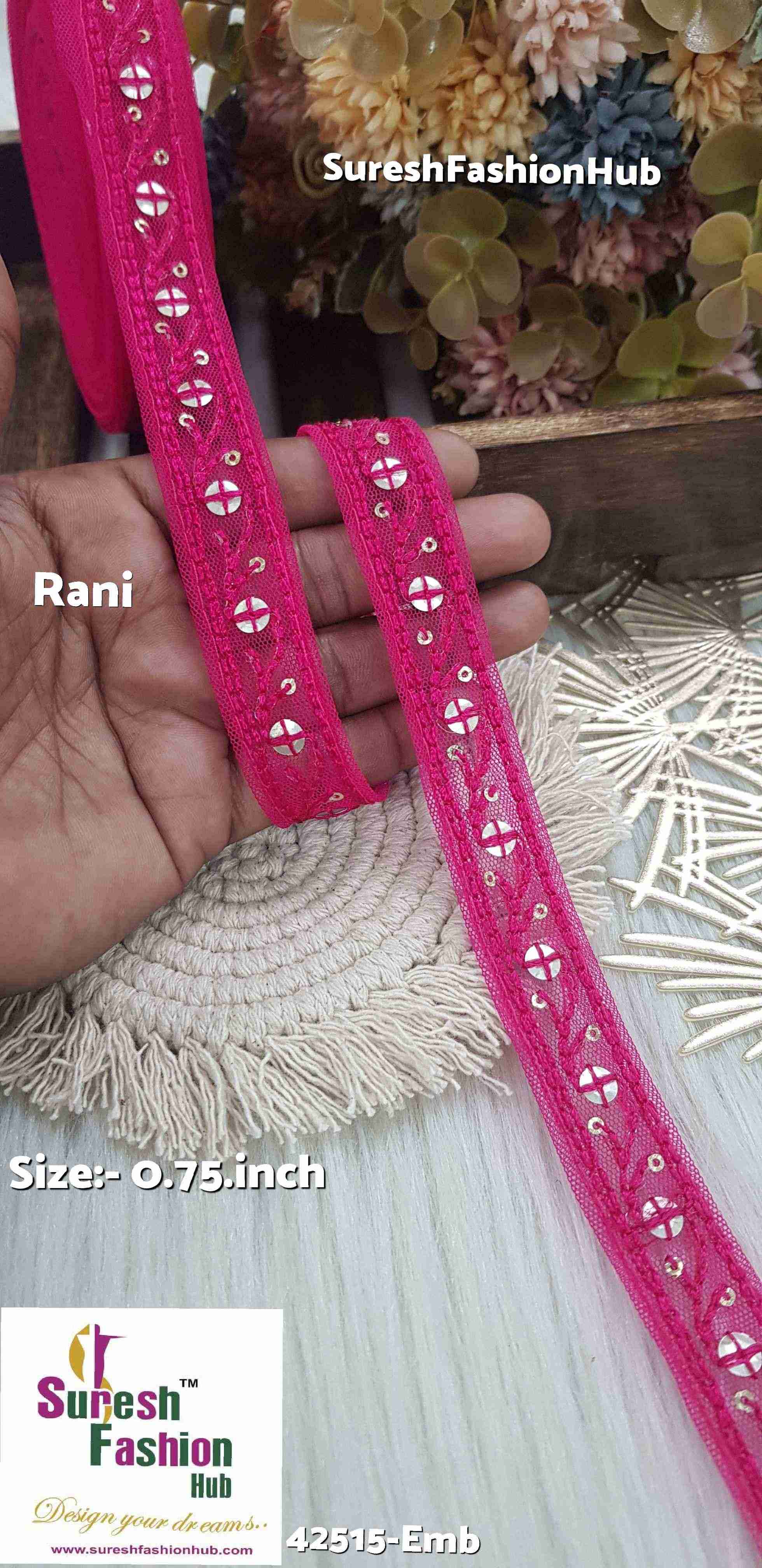 Rani Floral Embroidery Lace