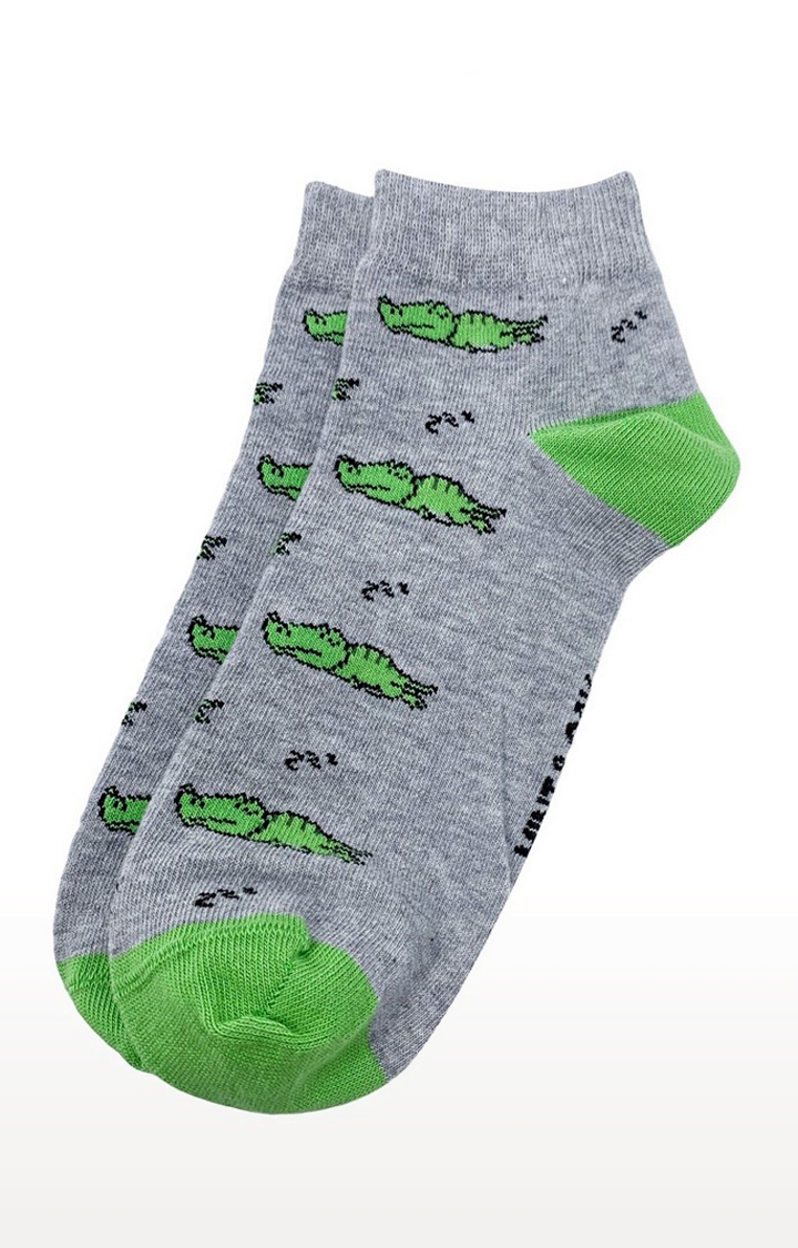 Mint & Oak | Mint & Oak The Croc Ankle Length Socks For Men 1
