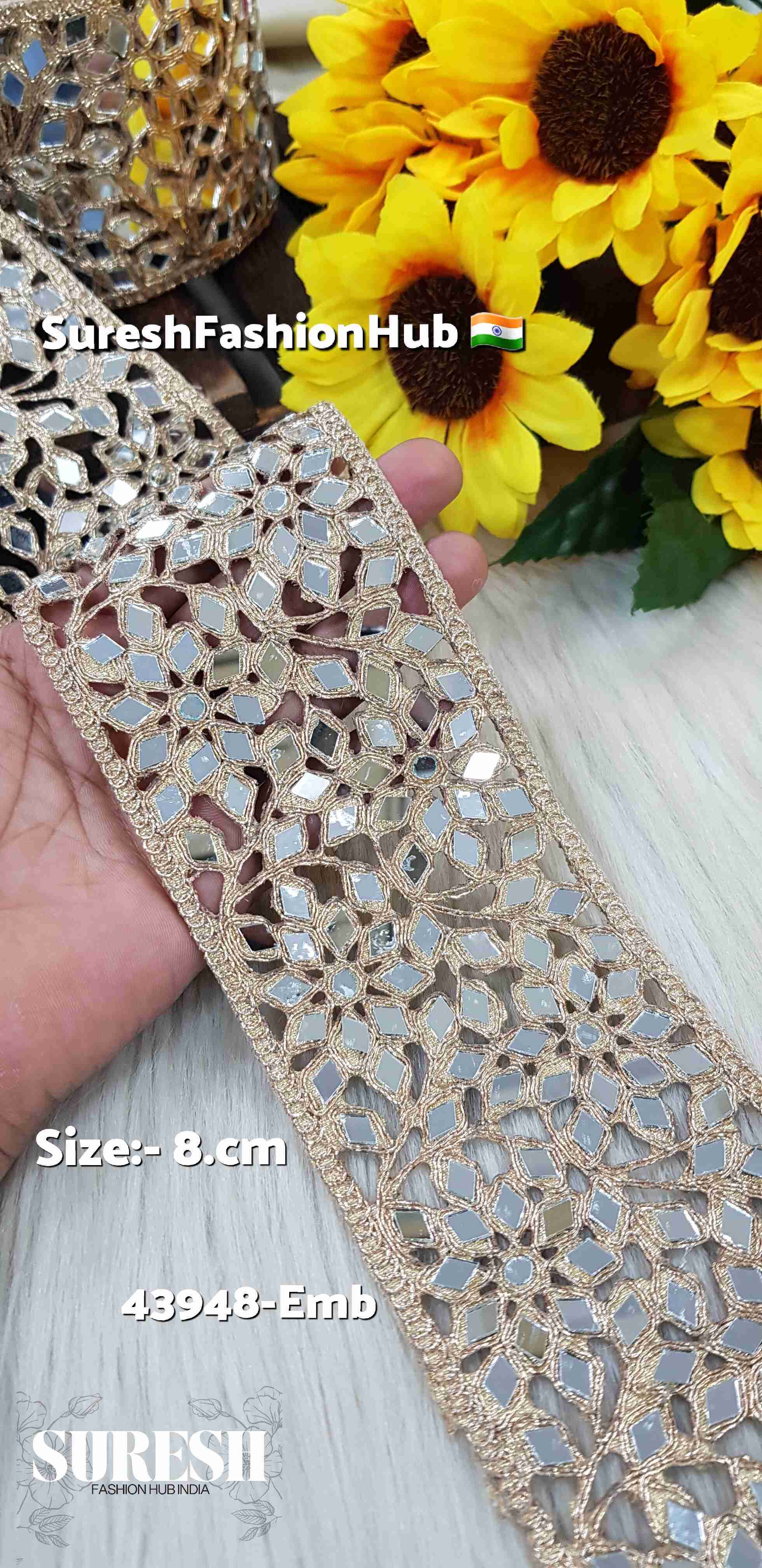 Rose Bloom Mirror Lace