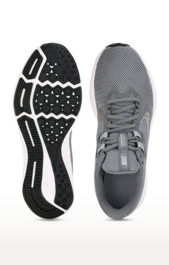 Men's Grey Synthetic Running Shoes