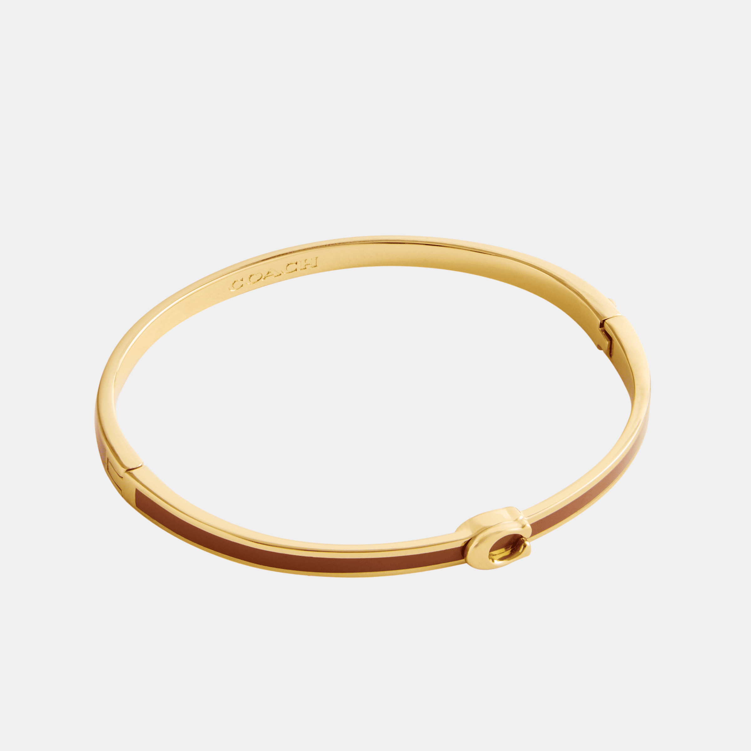 Signature C Enamel Bangle Bracelet