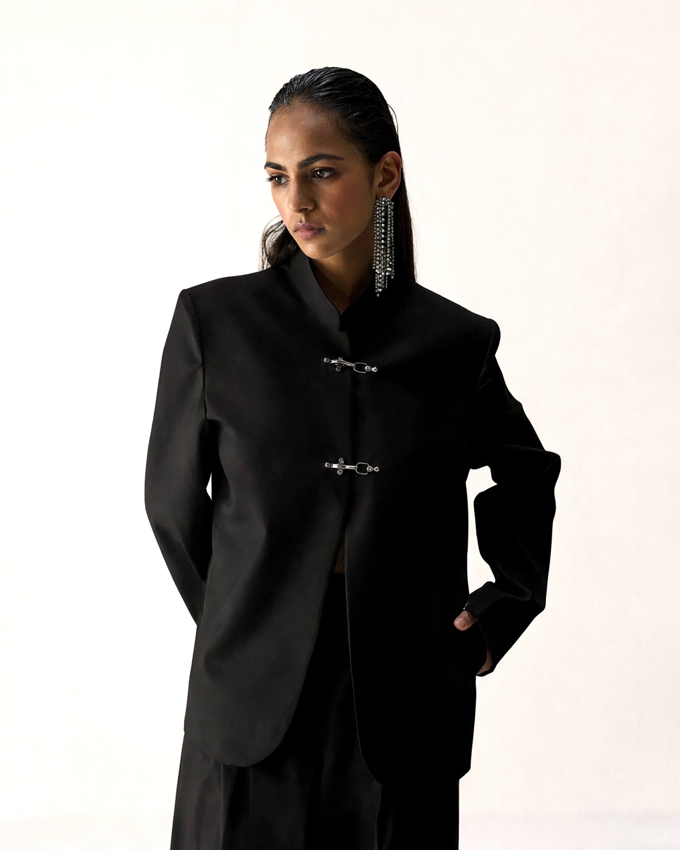 Noir Mandarin Jacket