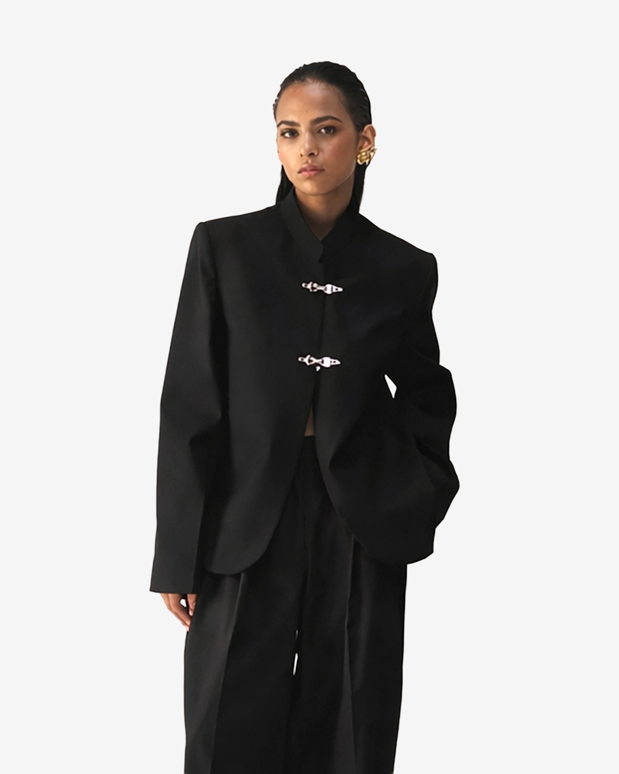 Noir Mandarin Jacket