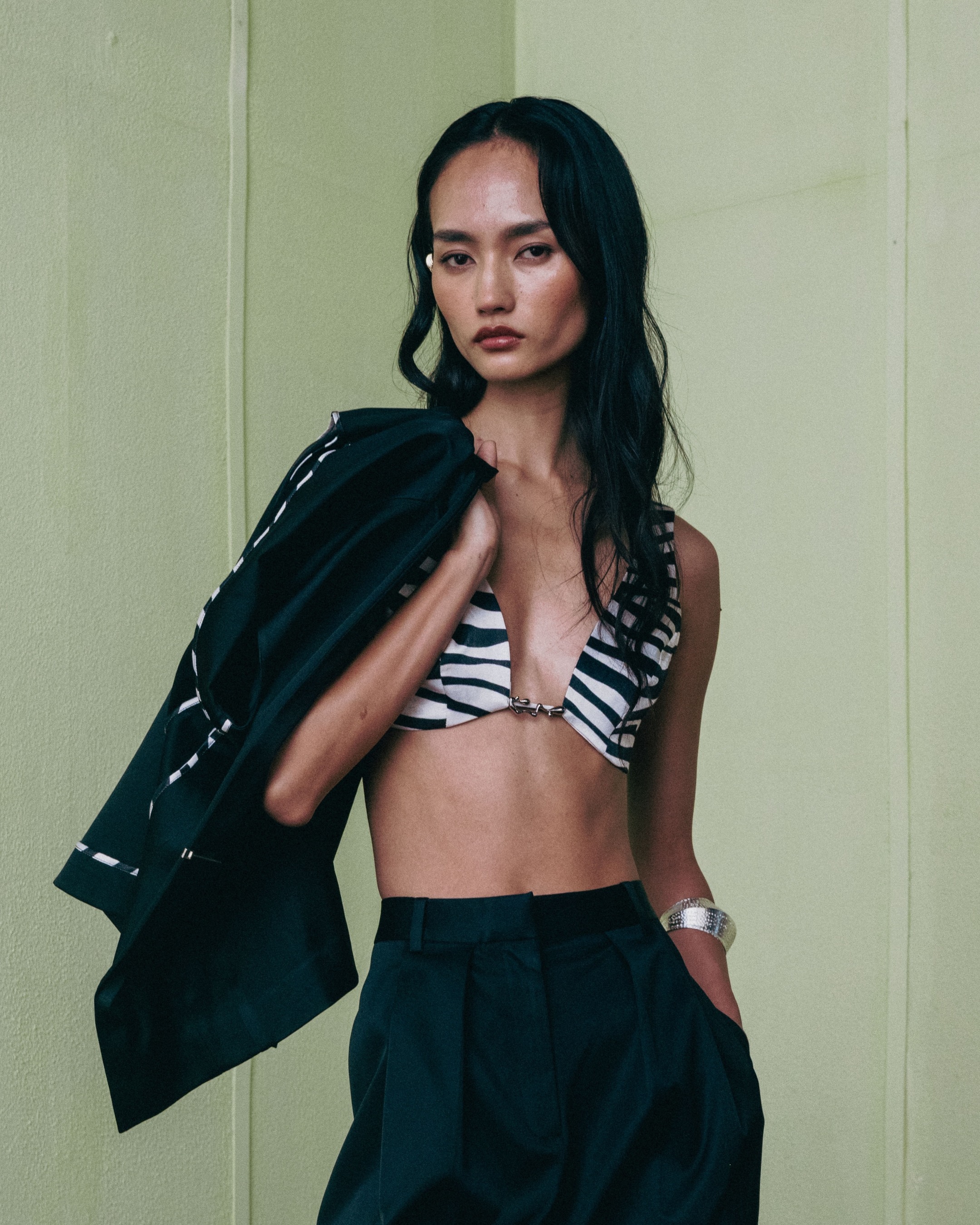 Print Metal Bralette