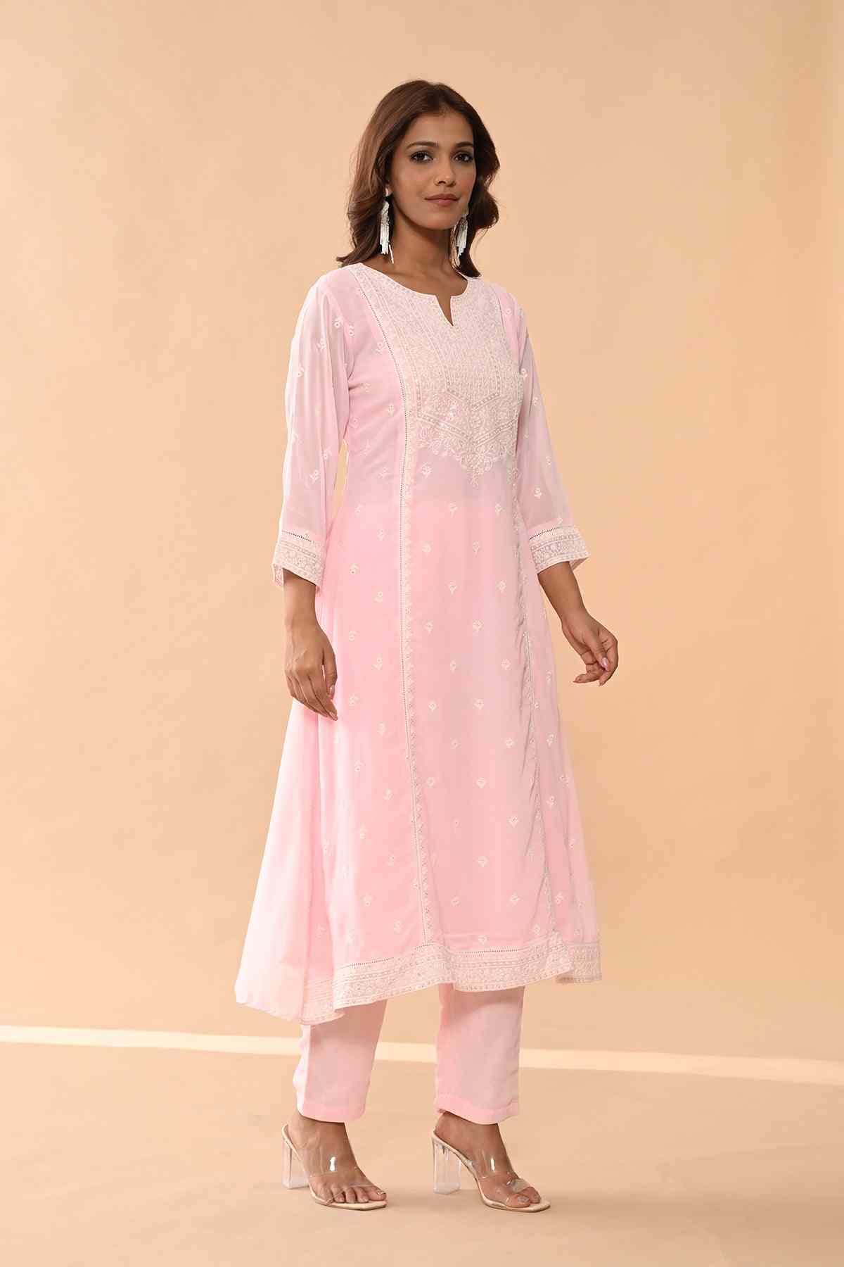 SABHYATA LADIES WESTERN KURTI 3PCS SET 253SR889A PINK