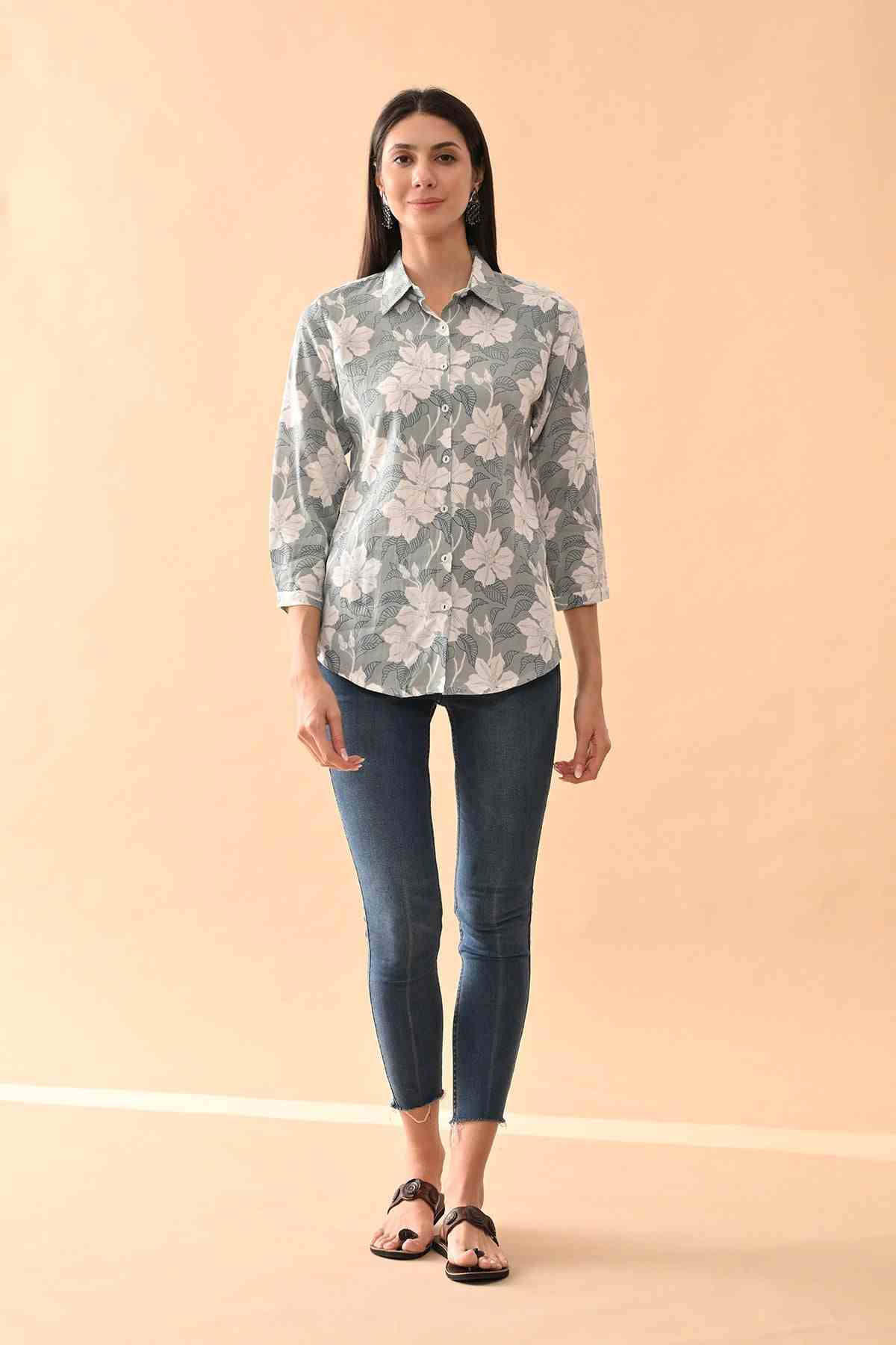 SABHYATA LADIES WESTERN KURTI 1PCS 253SEP2523 GREEN
