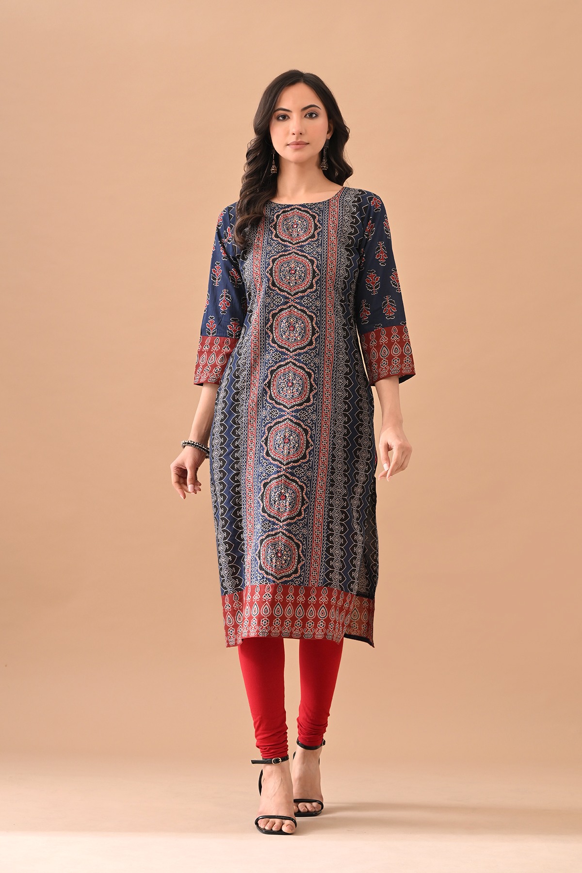 Blue Printed Kurta