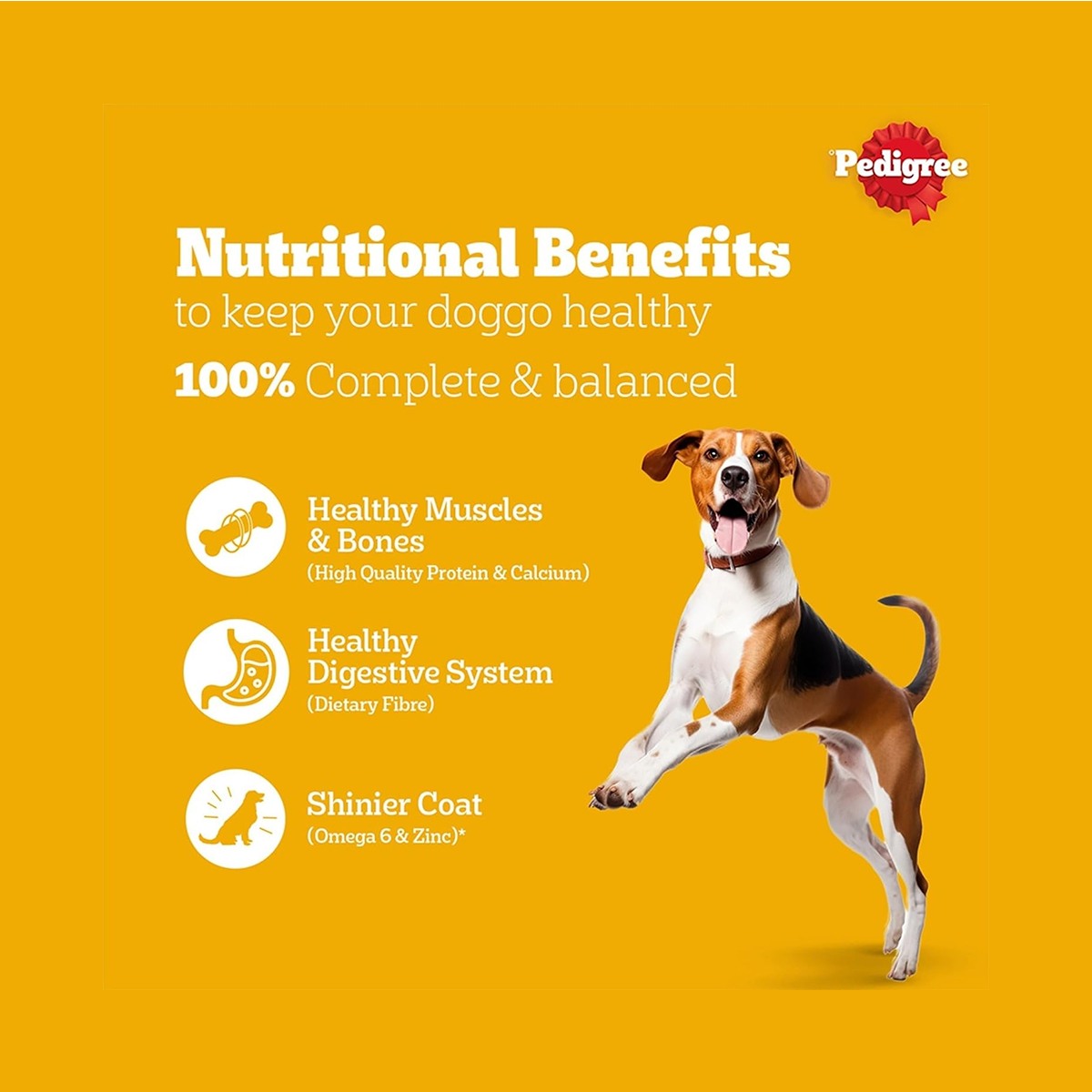 Pedigree Adult Chicken & Vegetables Dry Dog Food