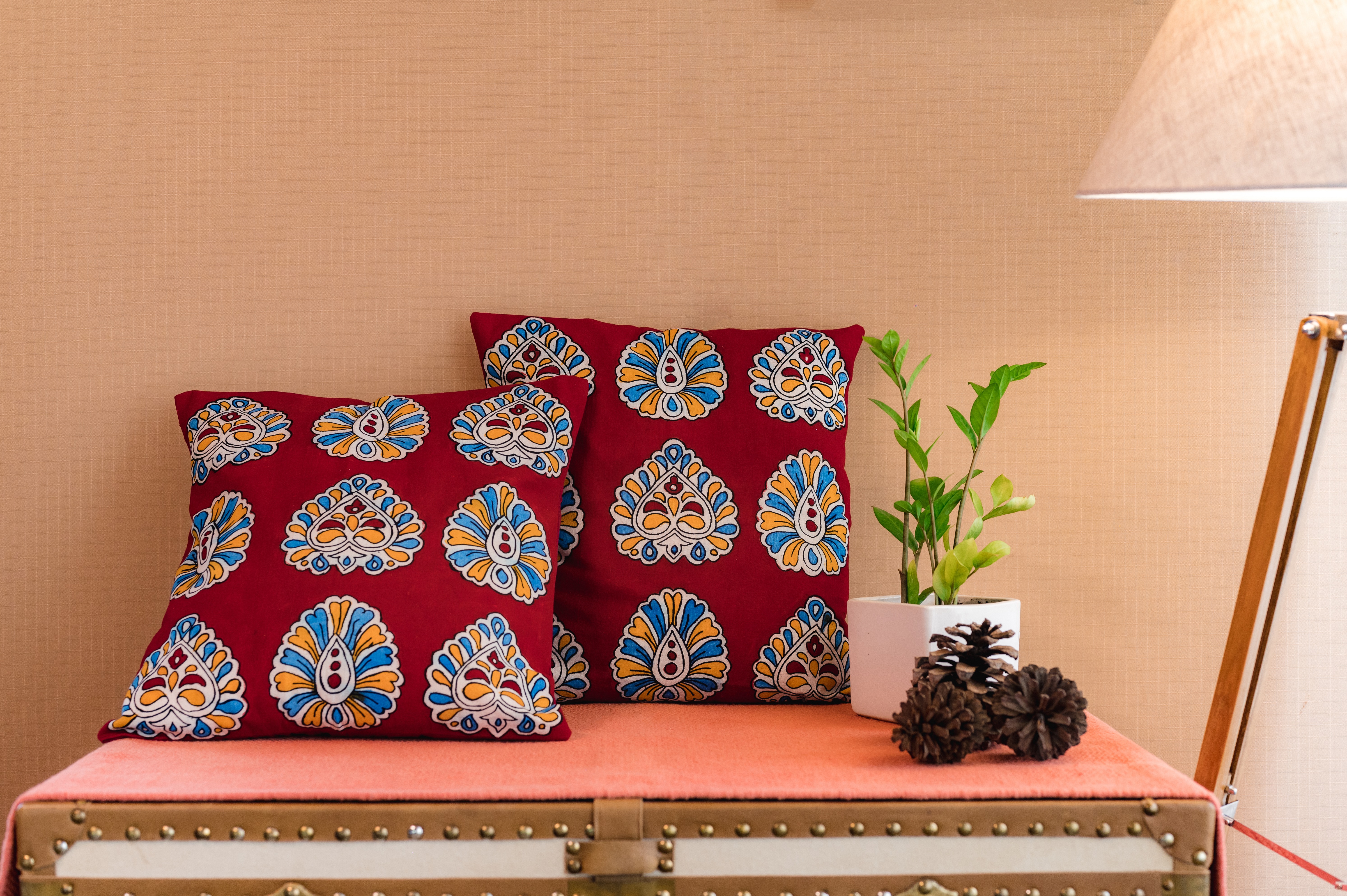 Floral Motif Cushion
Cover