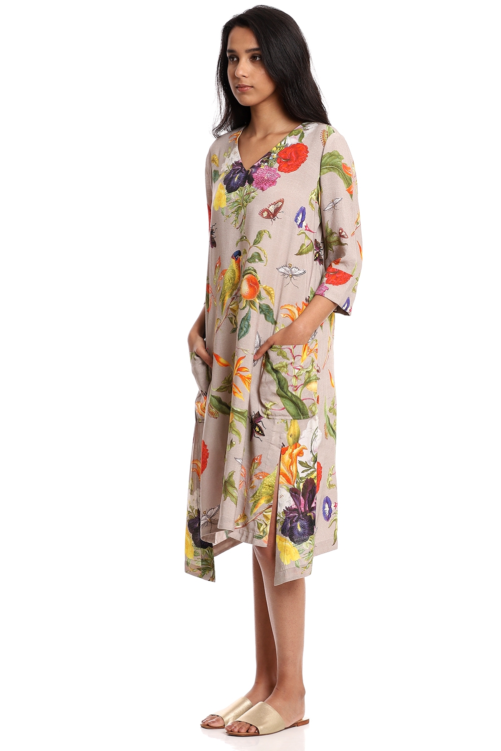 MAX Tropical Print Full Sleeves A-line Dress | Max | Sholinganallur |  Kanchipuram