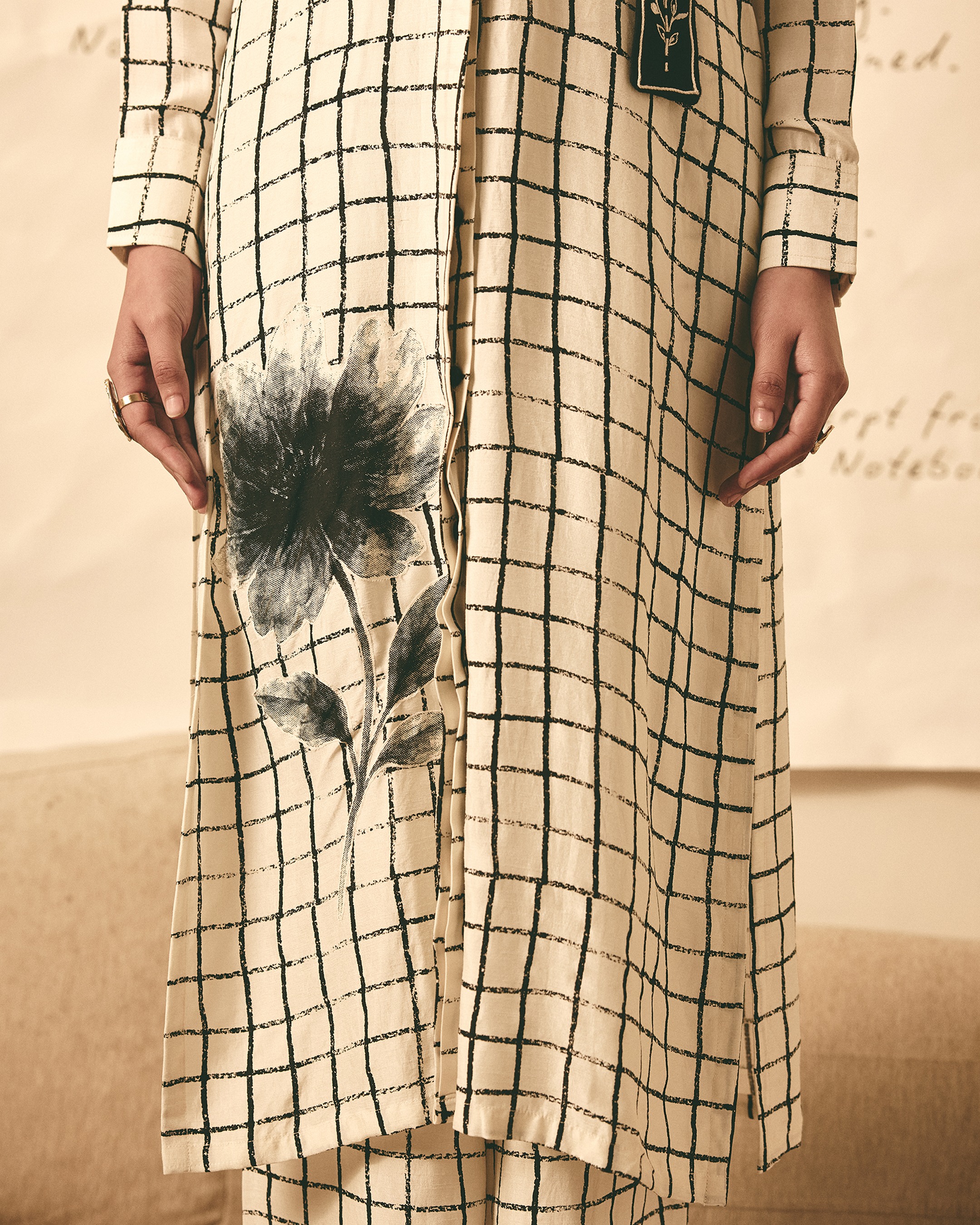 Bookmark Grid Kurta