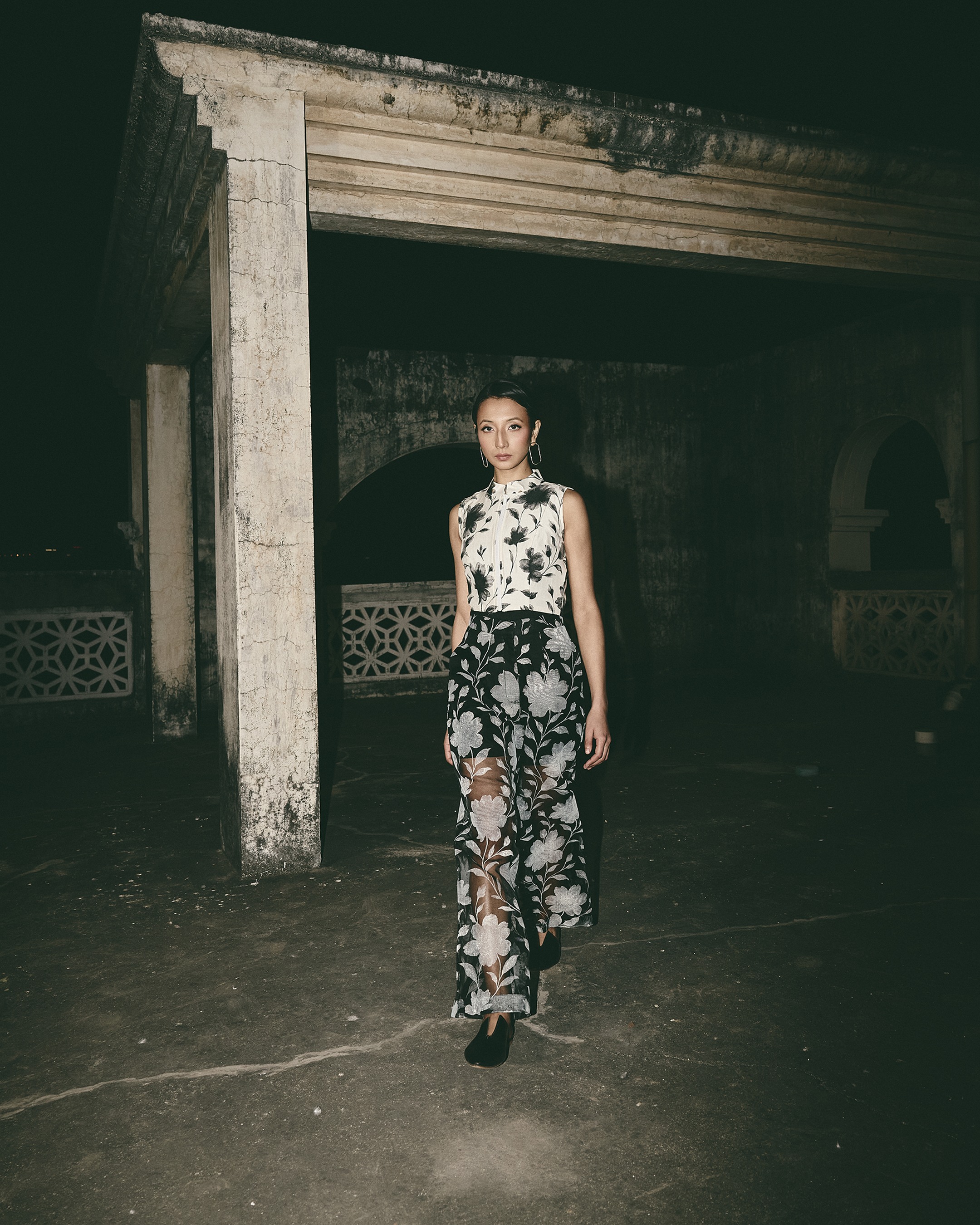 Floral Organza Pant