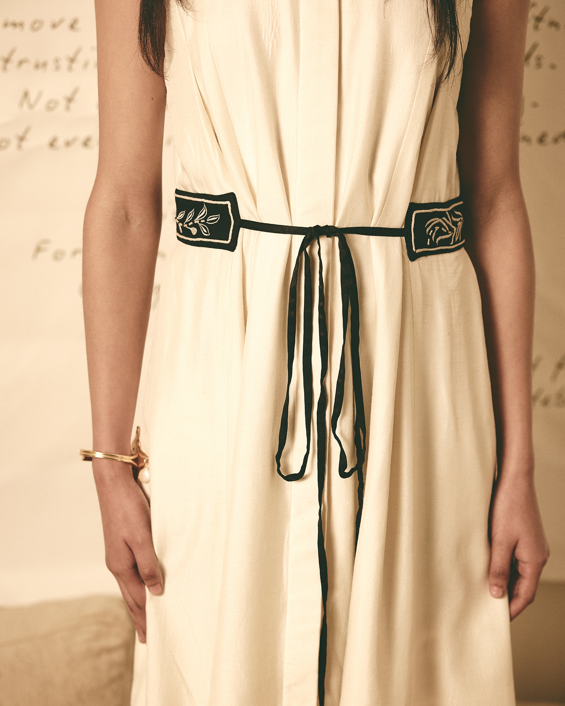 White Trench Dress